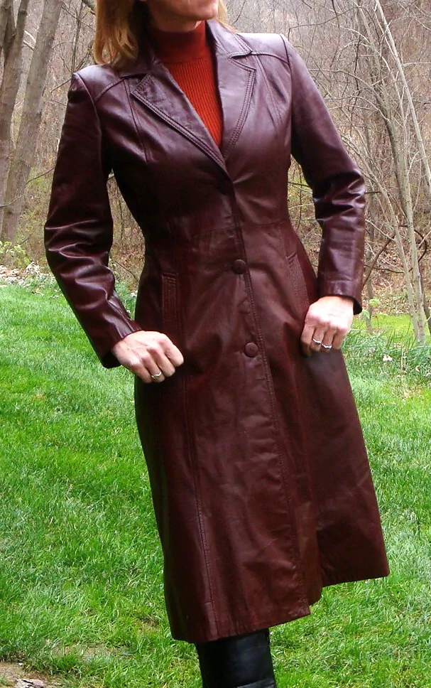 Womens Leather Dress - LD143