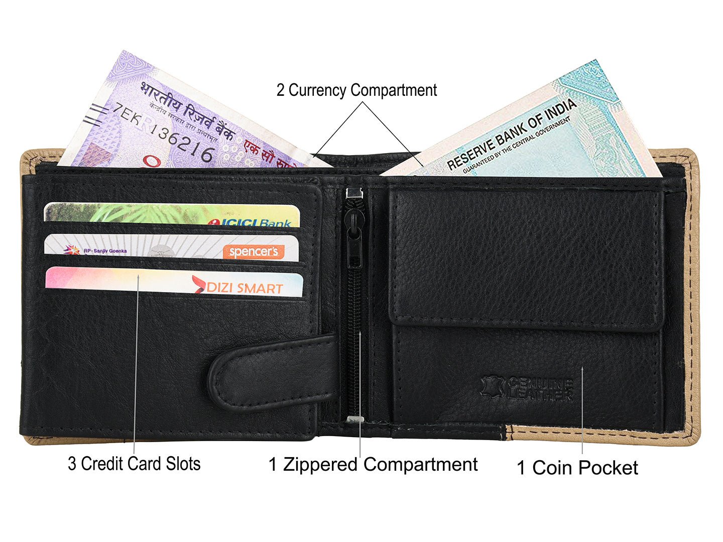 IndiFash Archie Leather Wallet for Men 3