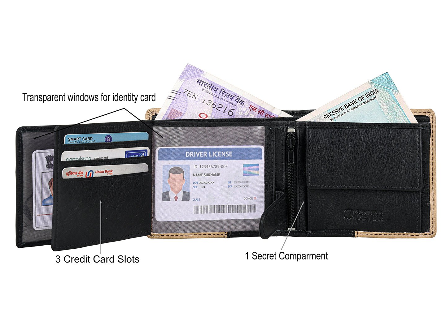 IndiFash Archie Leather Wallet for Men 4