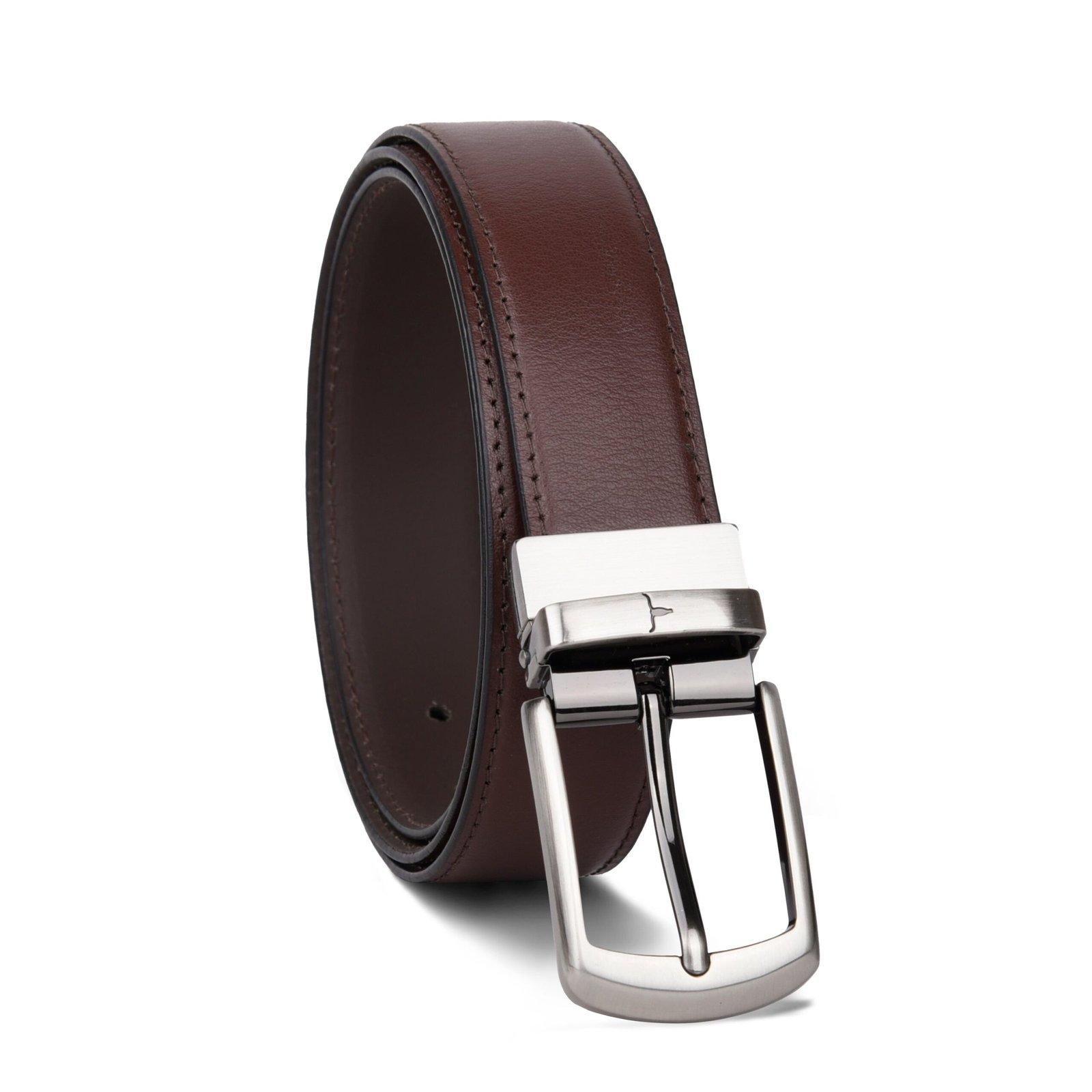 IndiFash Grayson Formal Leather Belt for Men - Brown