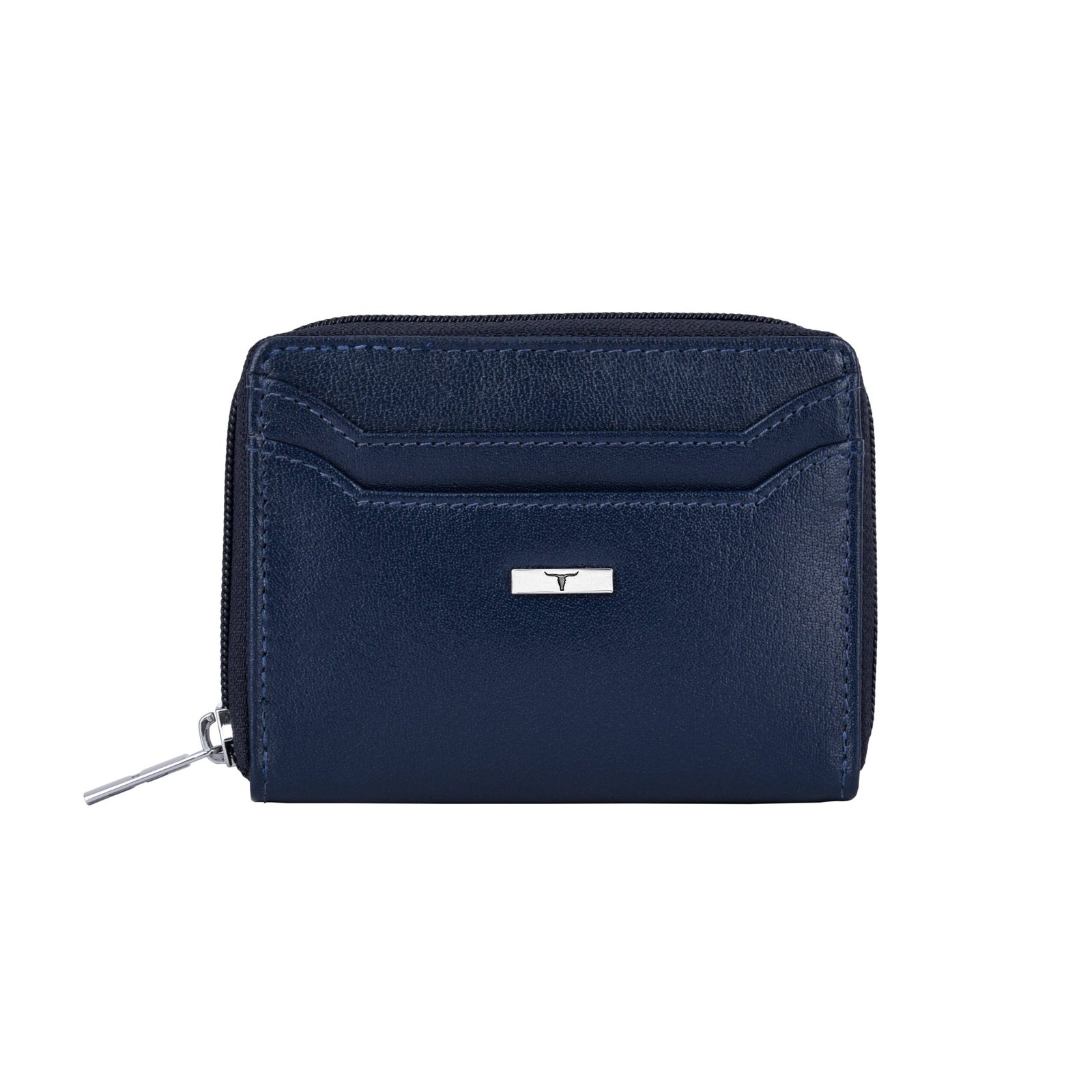 IndiFash Claire Leather Wallet for Women - Aniline Blue 2