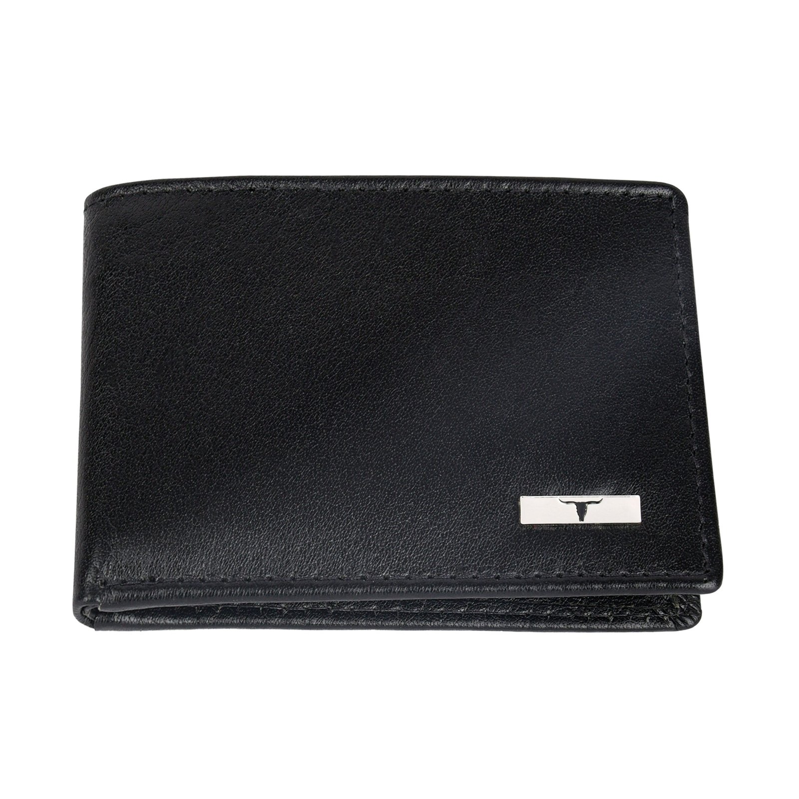 IndiFash Fred Leather Wallet for Men - Aniline Black - Detail