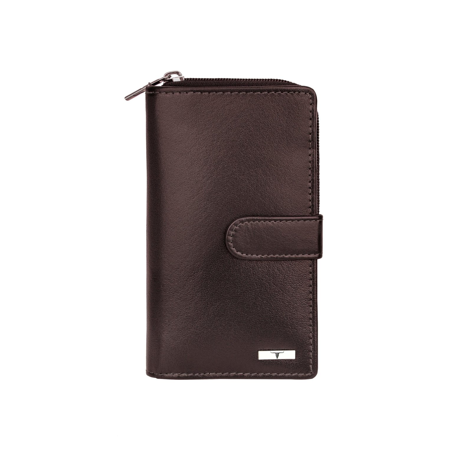 IndiFash Stella Leather Wallet for Women - Aniline Brown 2