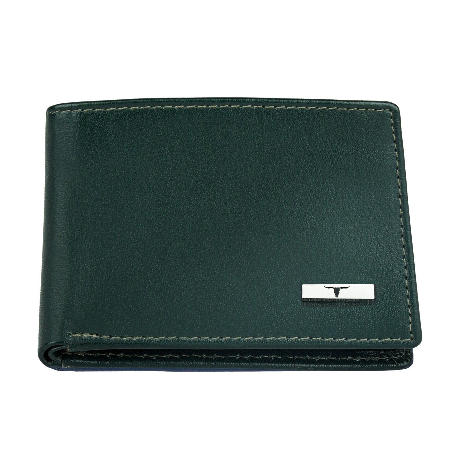 IndiFash Fred Leather Wallet for Men - Aniline Green - Detail
