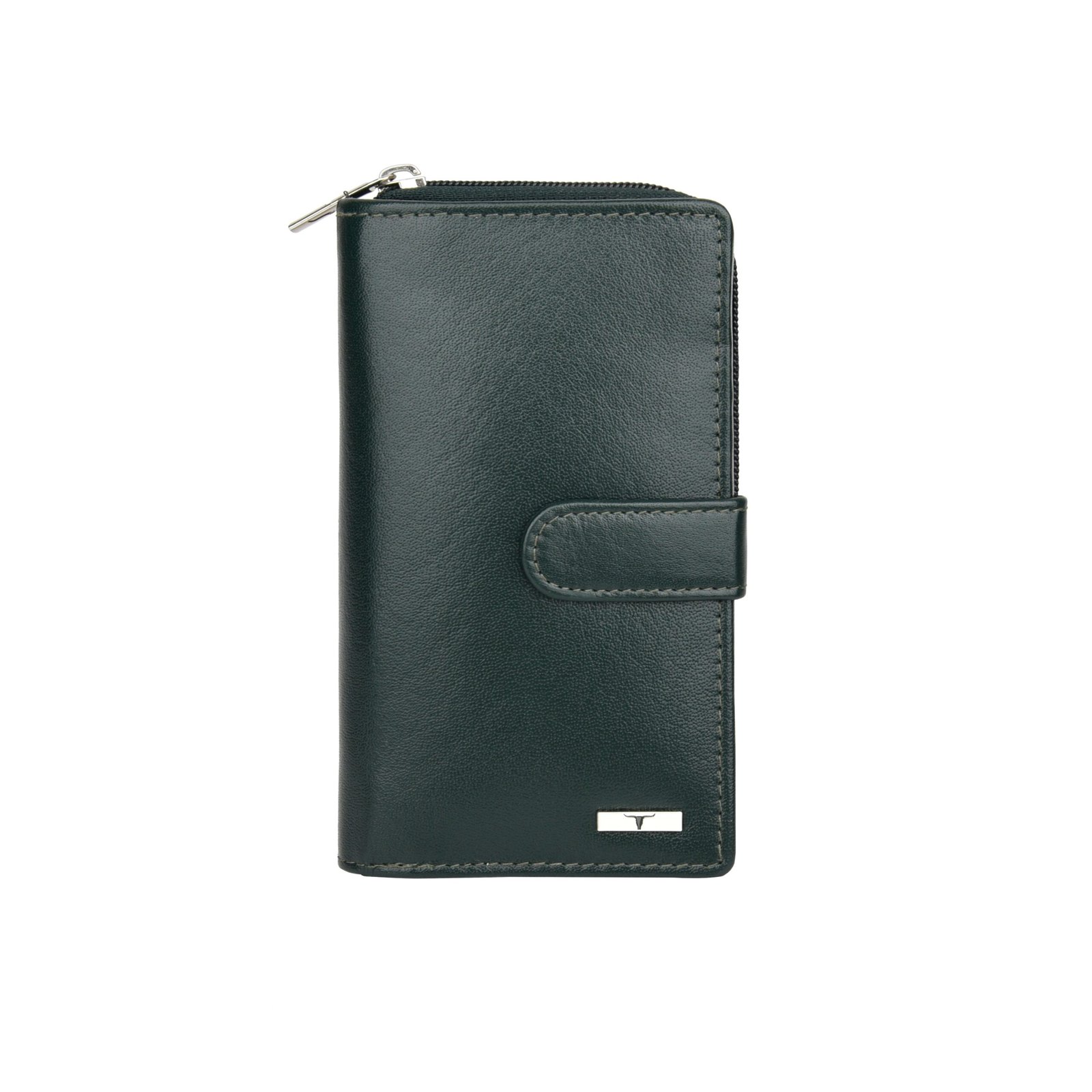 IndiFash Stella Leather Wallet for Women - Aniline Green 2