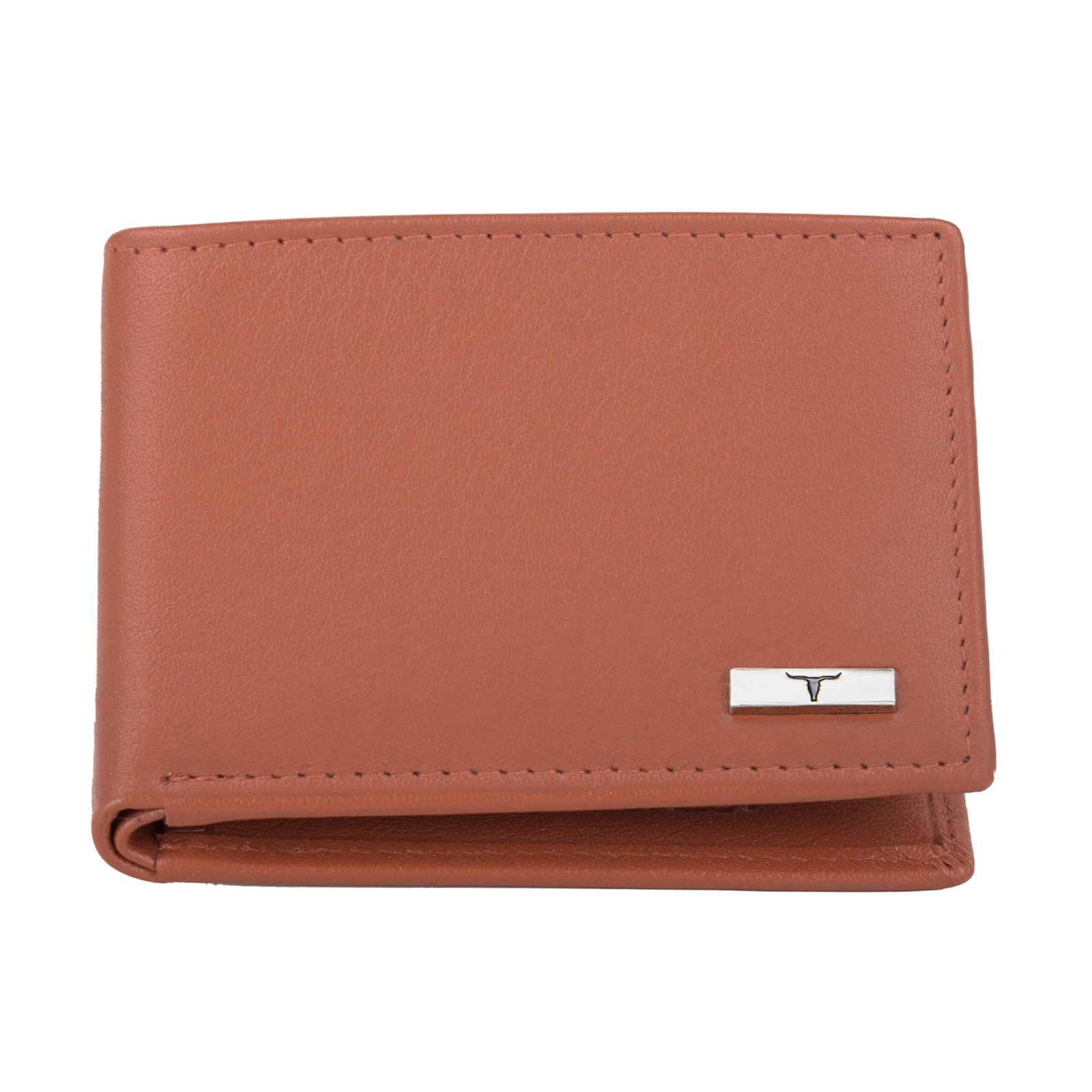 IndiFash Fred Leather Wallet for Men - Aniline Rust 2
