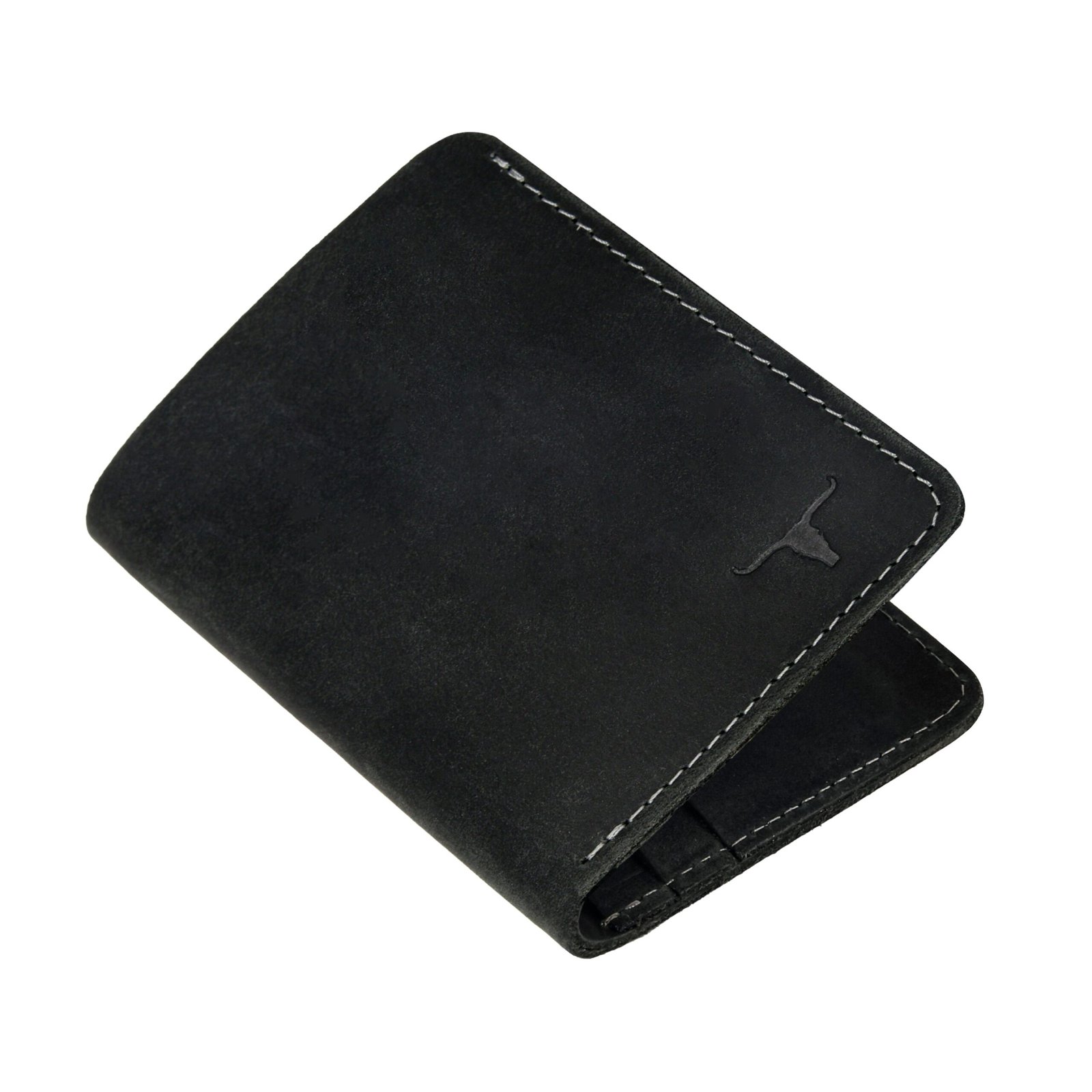 IndiFash Joe Leather Wallet for Men - Vintage Black - Detail