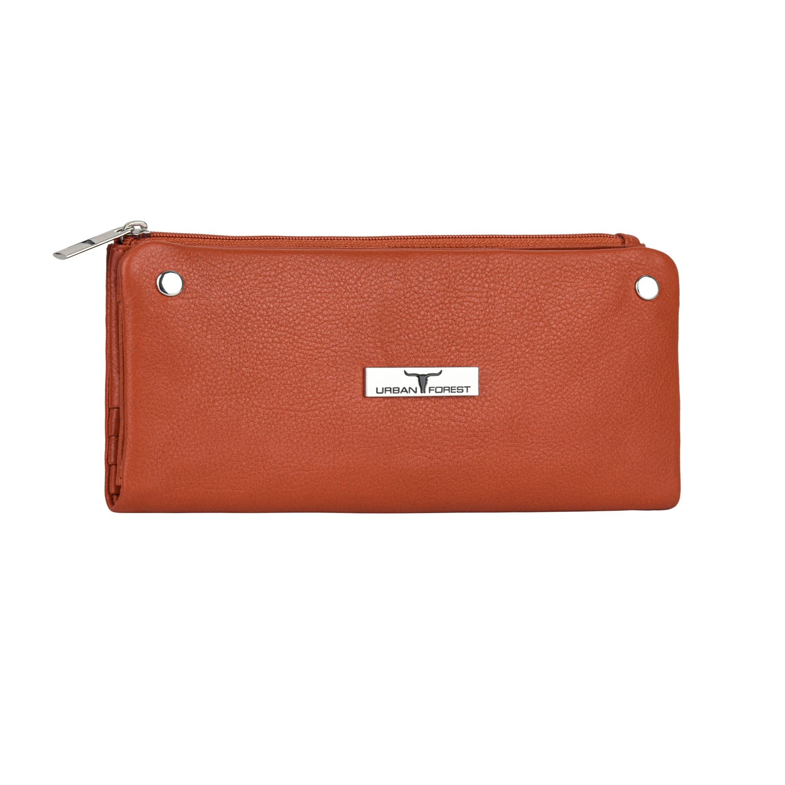 IndiFash Fiona Leather Wallet for Women - Orange 2