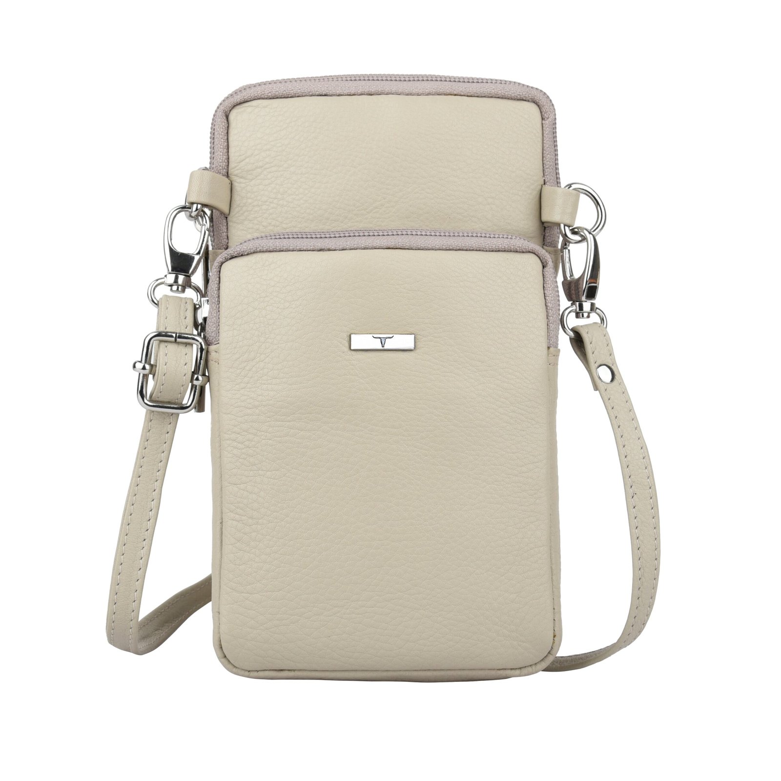 IndiFash Reese Leather Sling Wallet for Women - Sand