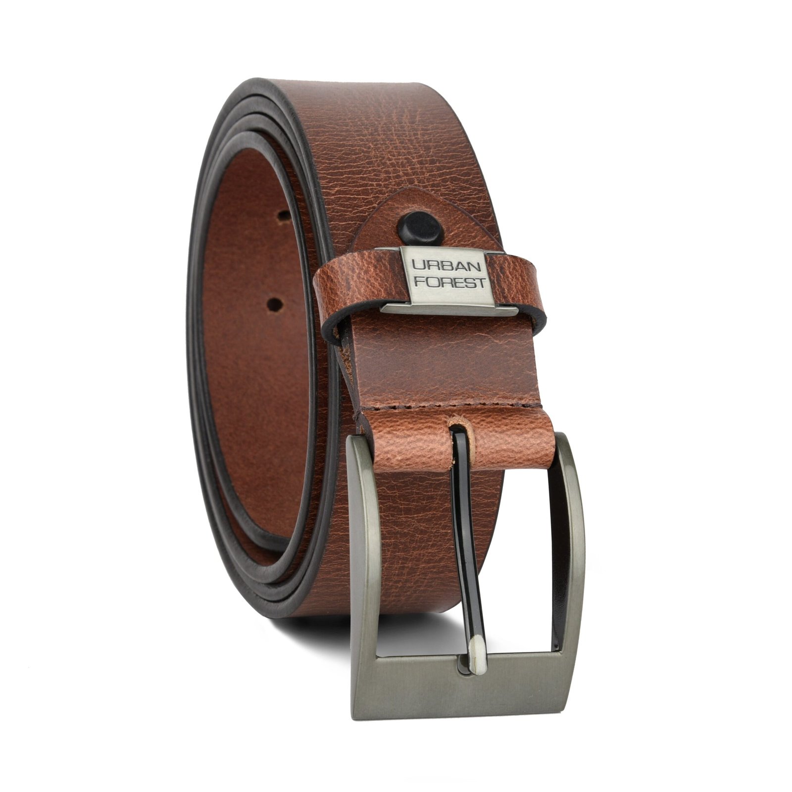 IndiFash Oak Casual Leather Belt for Men - Brown