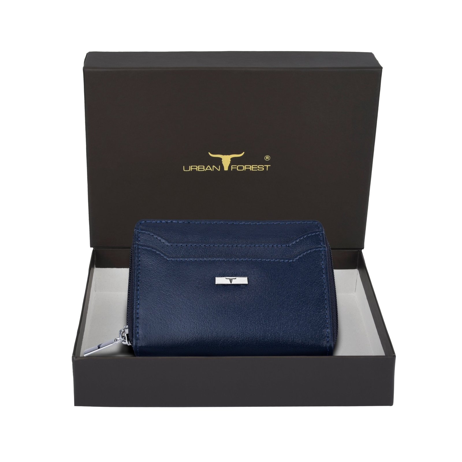 IndiFash Claire Leather Wallet for Women - Aniline Blue