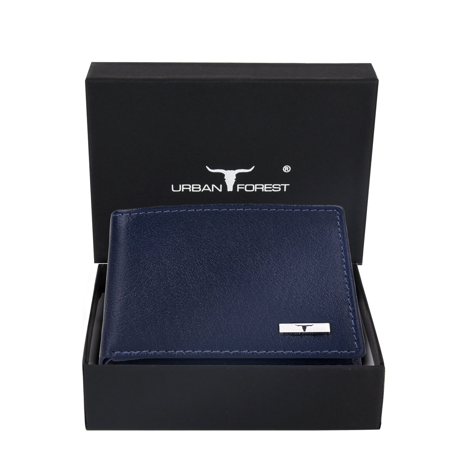 IndiFash Fred Leather Wallet for Men - Aniline Blue