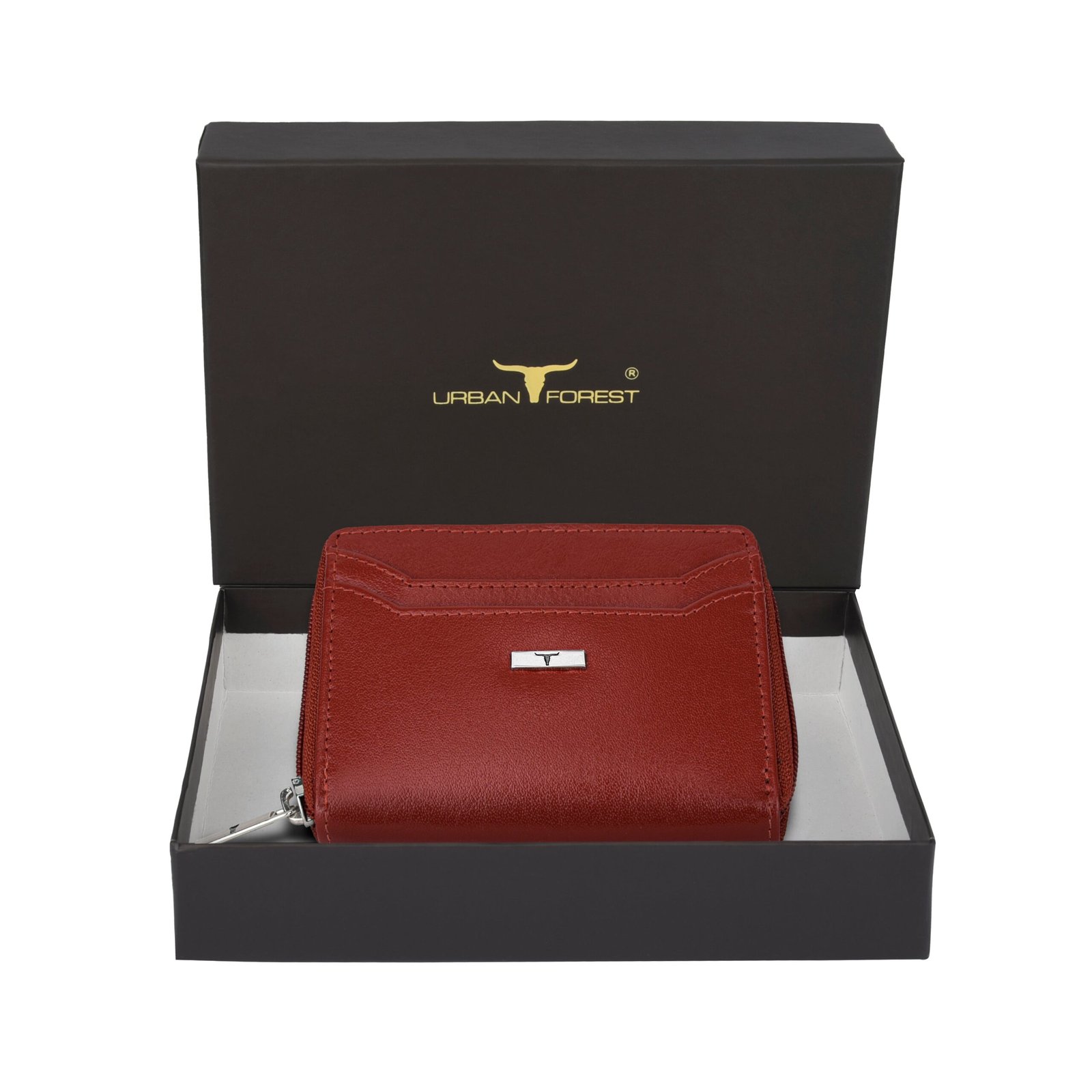 IndiFash Claire Leather Wallet for Women - Aniline Red