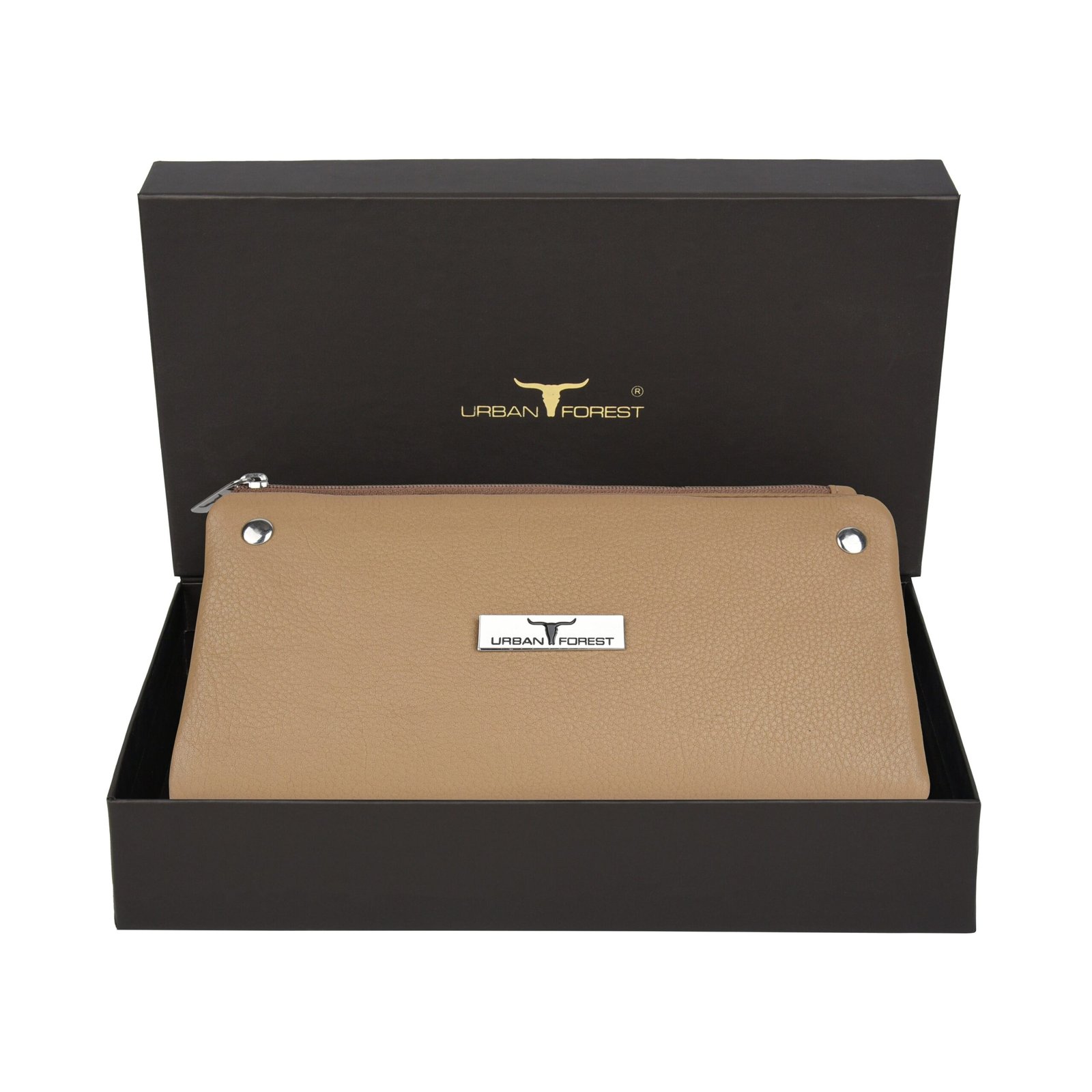 IndiFash Fiona Leather Wallet for Women - Beige