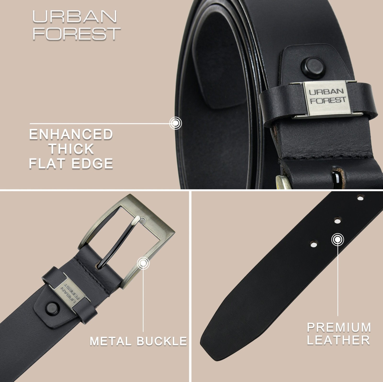 IndiFash Owen Casual Leather Belt for Men 2