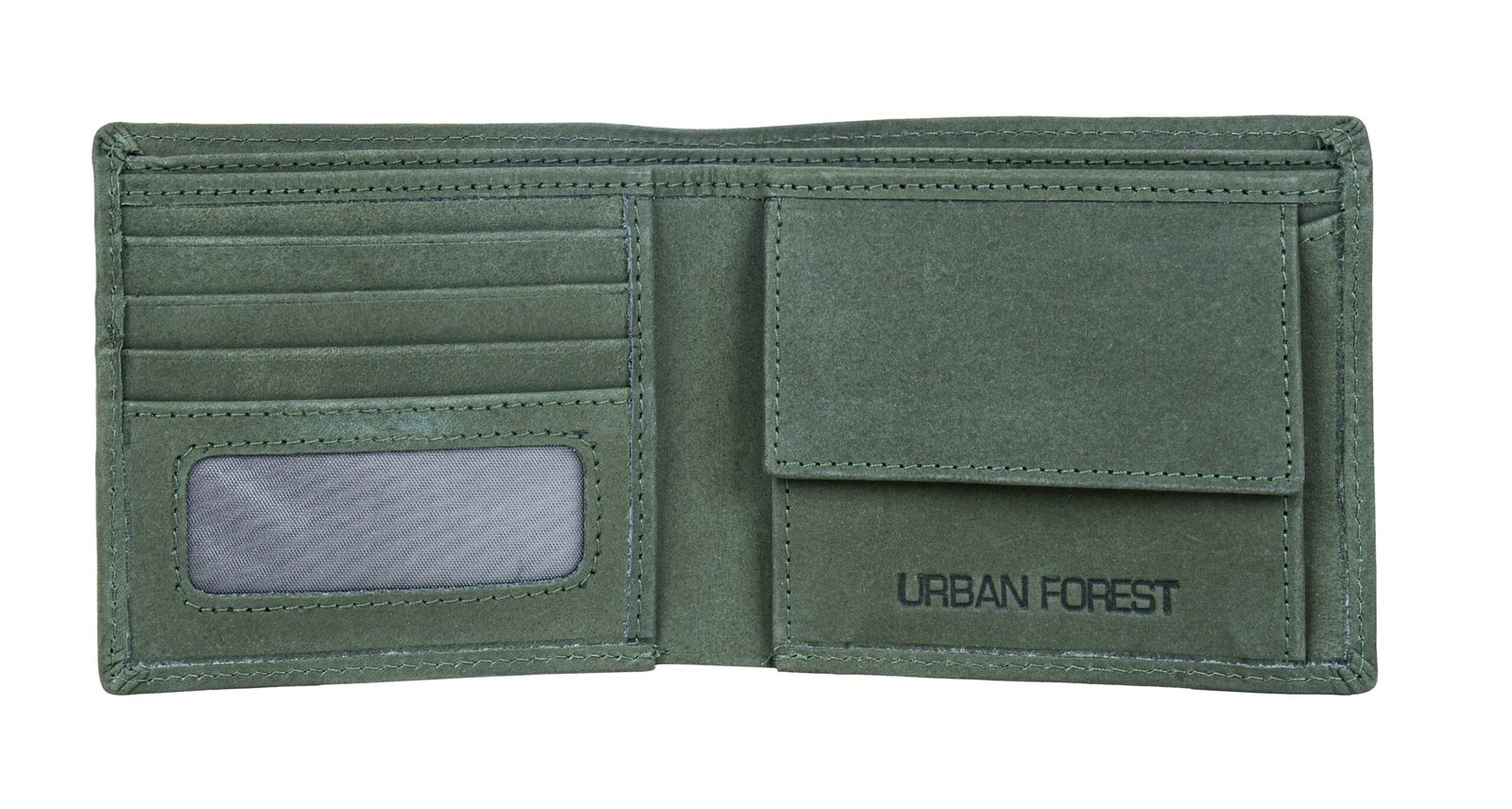 IndiFash Murphy Vintage Leather Wallet, Casual Leather Belt & Leather Keychain Combo Gift Set for Men - Vintage Green 4