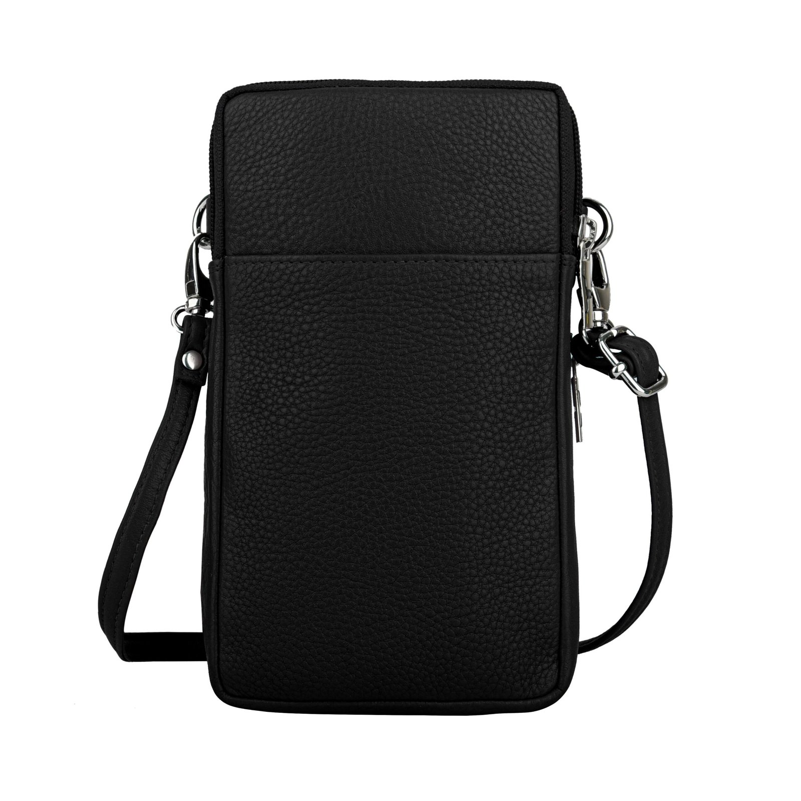 IndiFash Reese Leather Sling Wallet for Women - Black 4