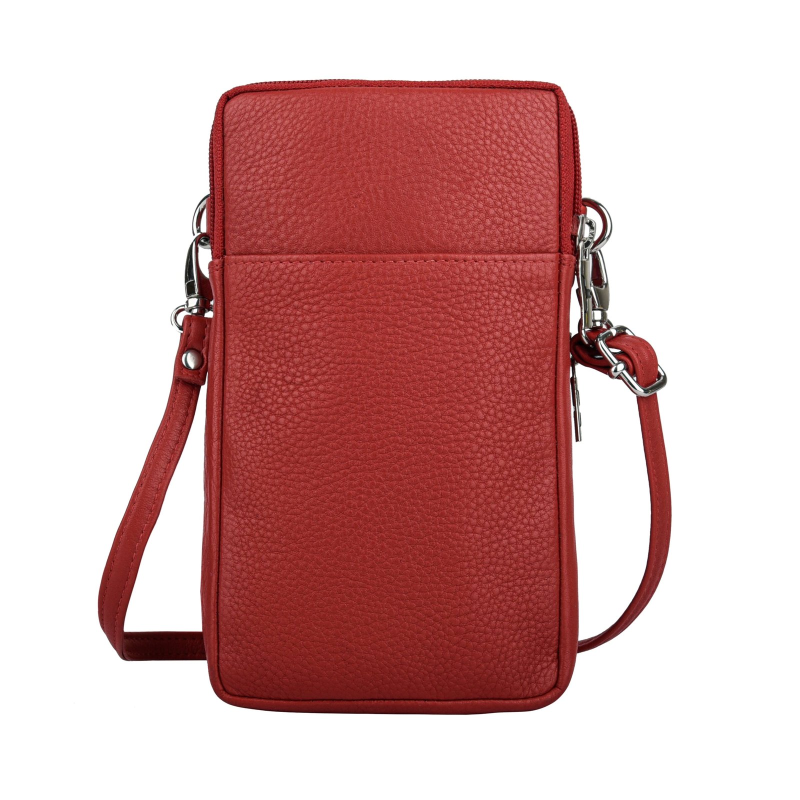 IndiFash Reese Leather Sling Wallet for Women - Red 4