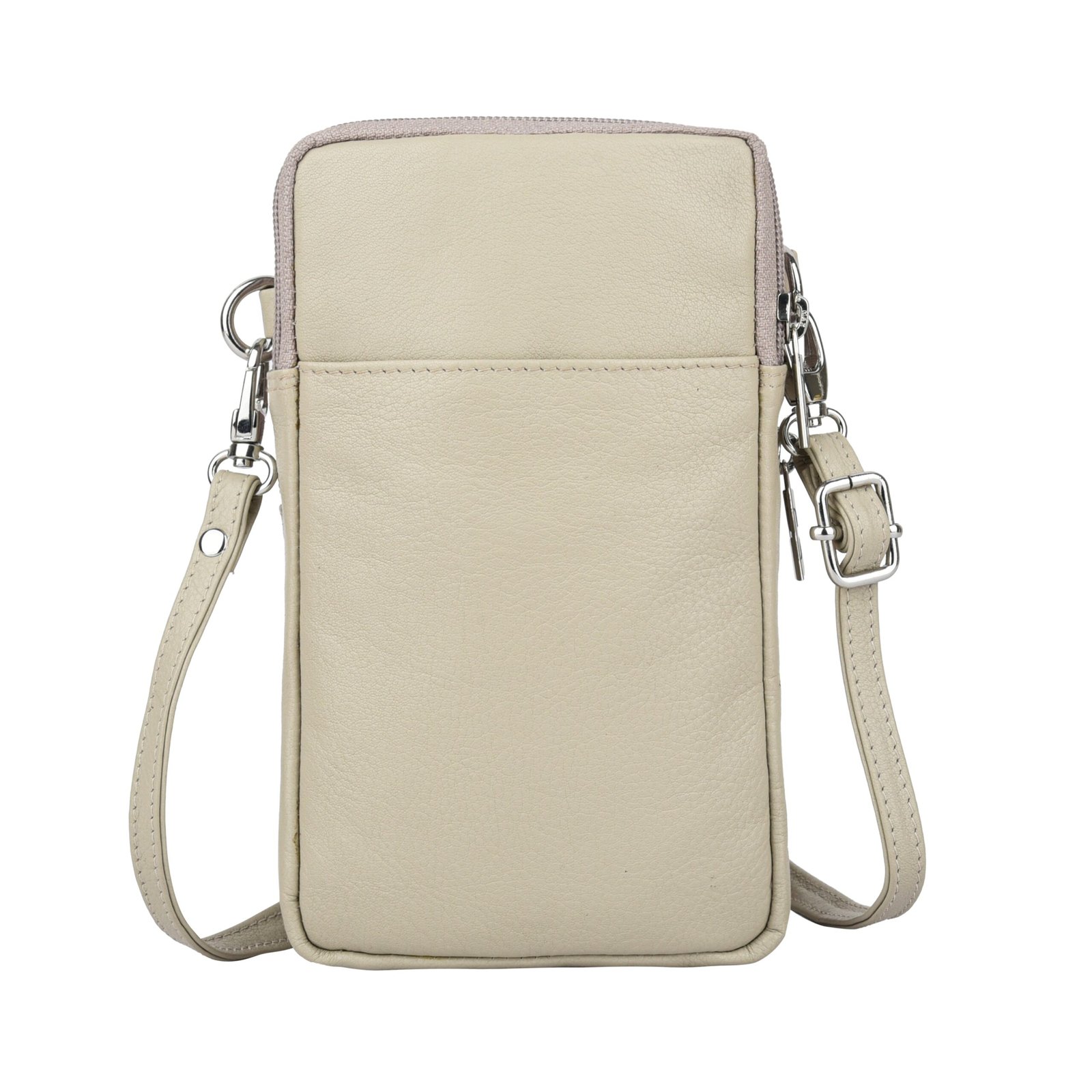 IndiFash Reese Leather Sling Wallet for Women - Sand 4