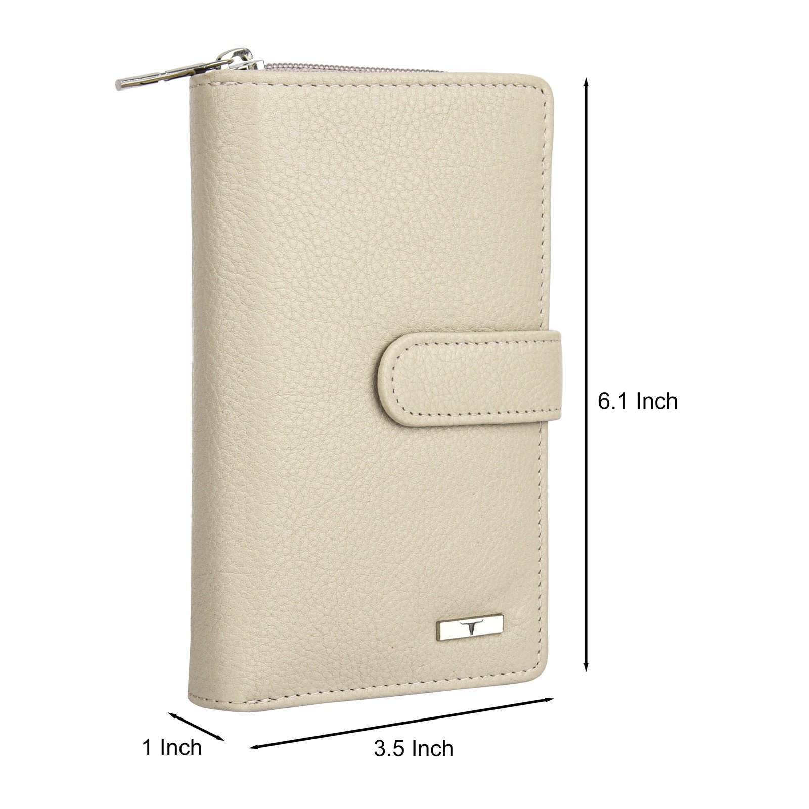 IndiFash Stella Leather Wallet for Women - Sand 4
