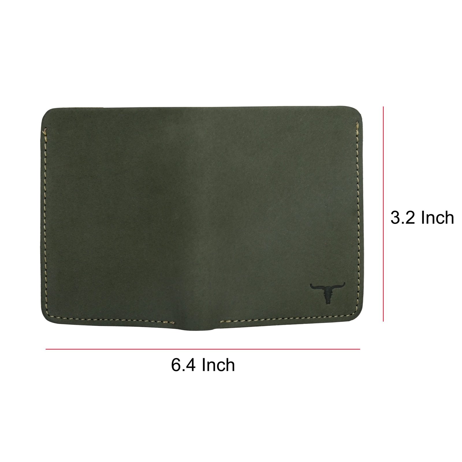 IndiFash Joe Leather Wallet for Men - Vintage Green 4