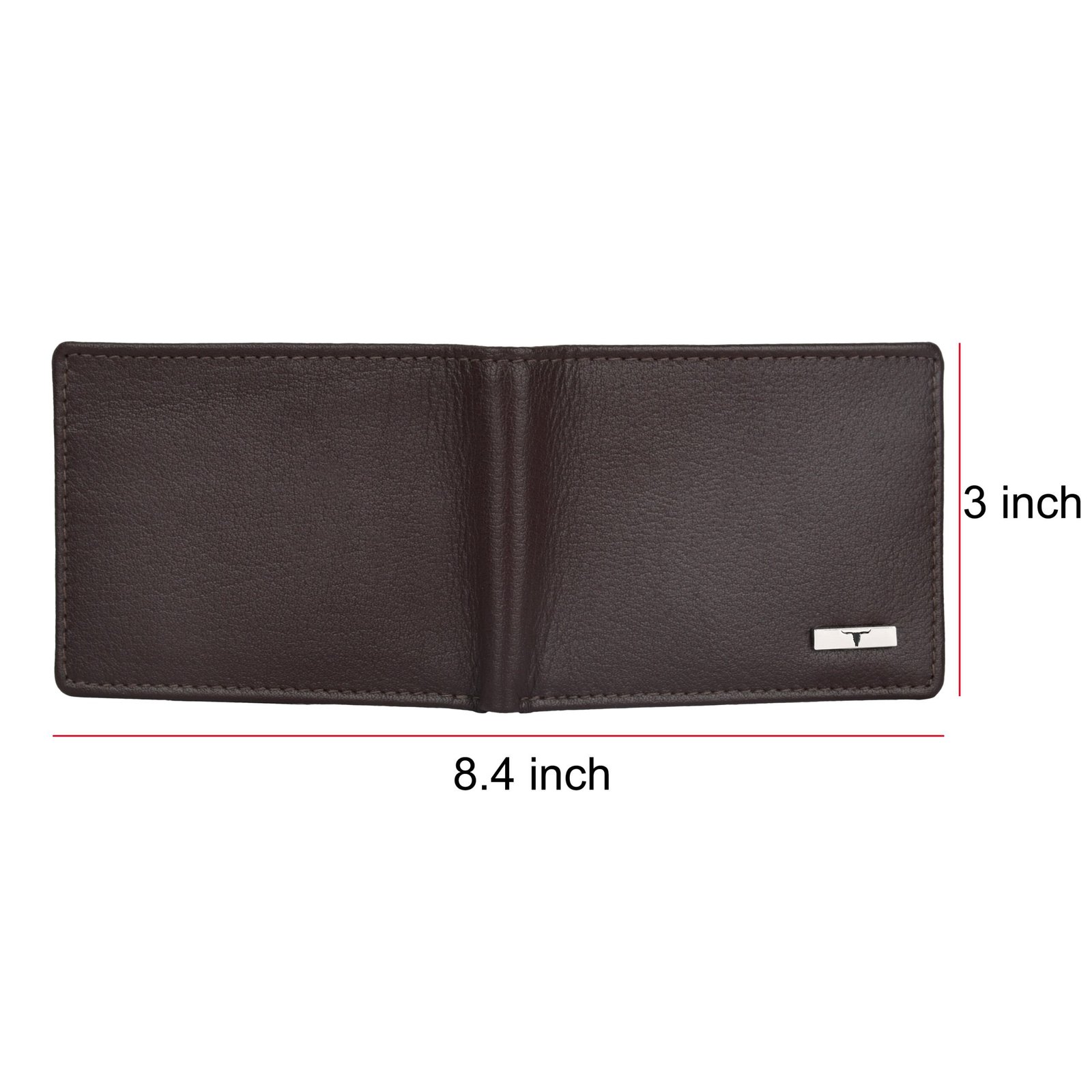 IndiFash Fred Leather Wallet for Men - Aniline Brown 4