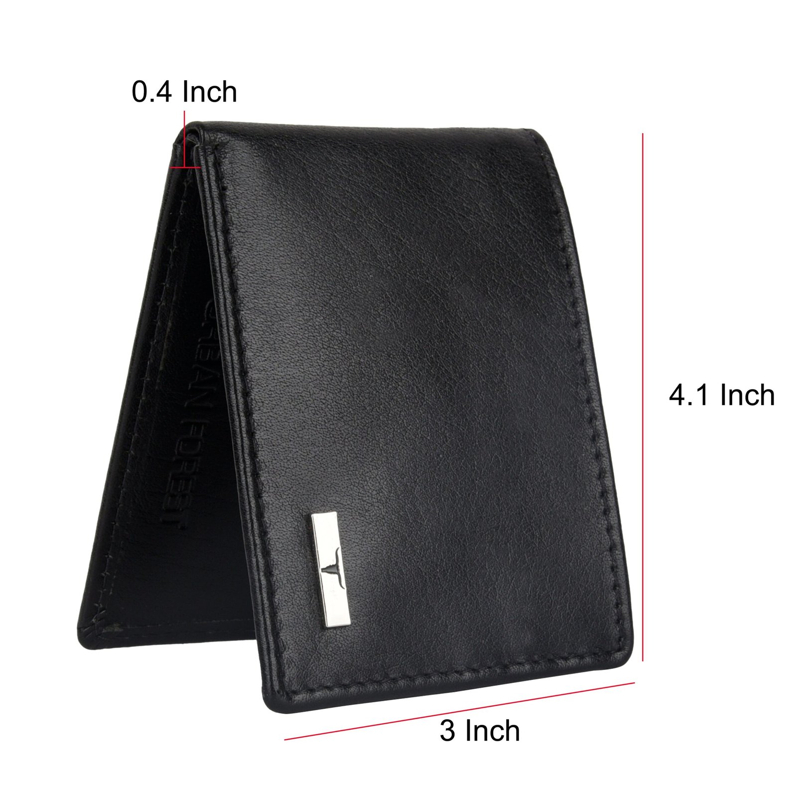 IndiFash Fred Leather Wallet for Men - Aniline Black 5