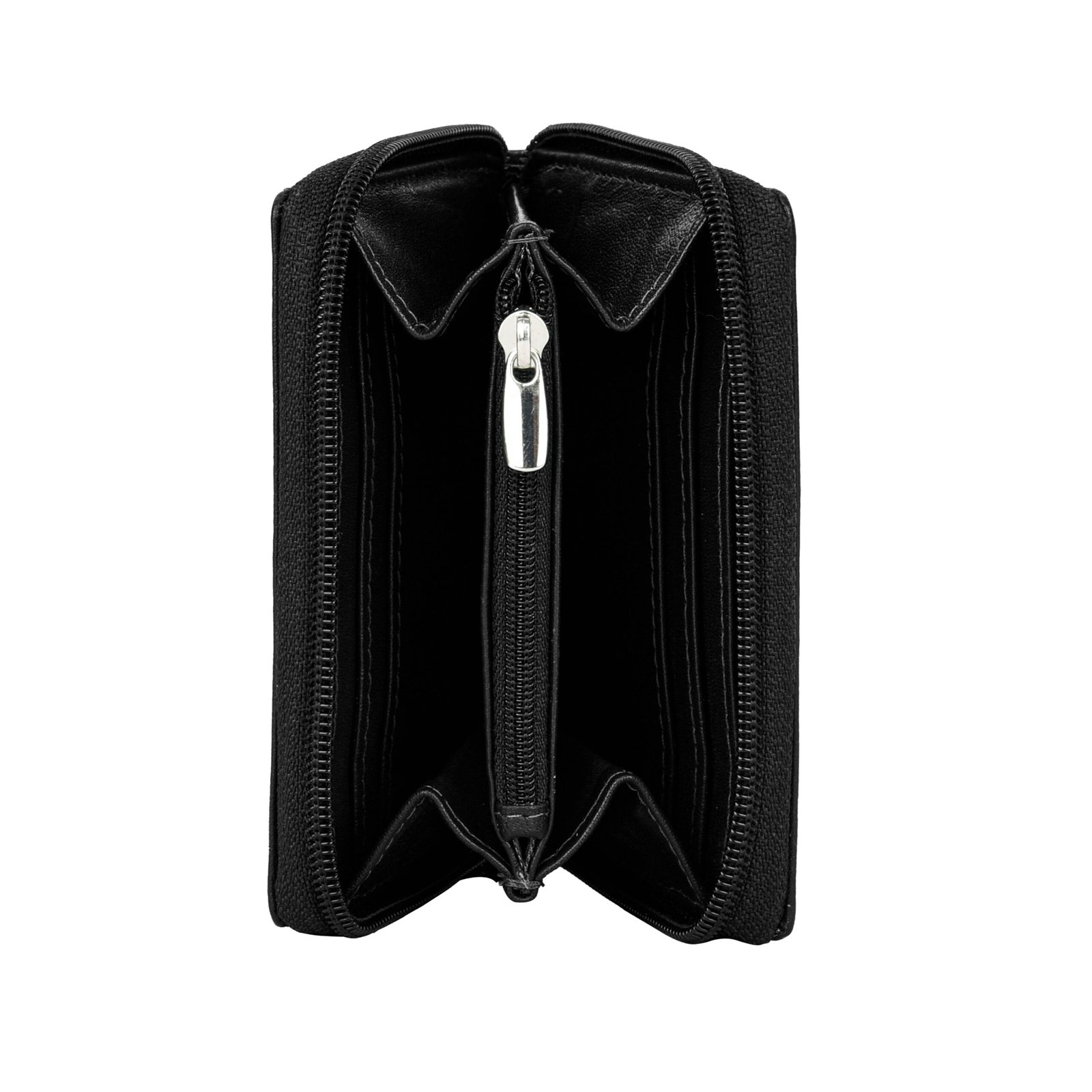 IndiFash Claire Leather Wallet for Women - Aniline Black 3