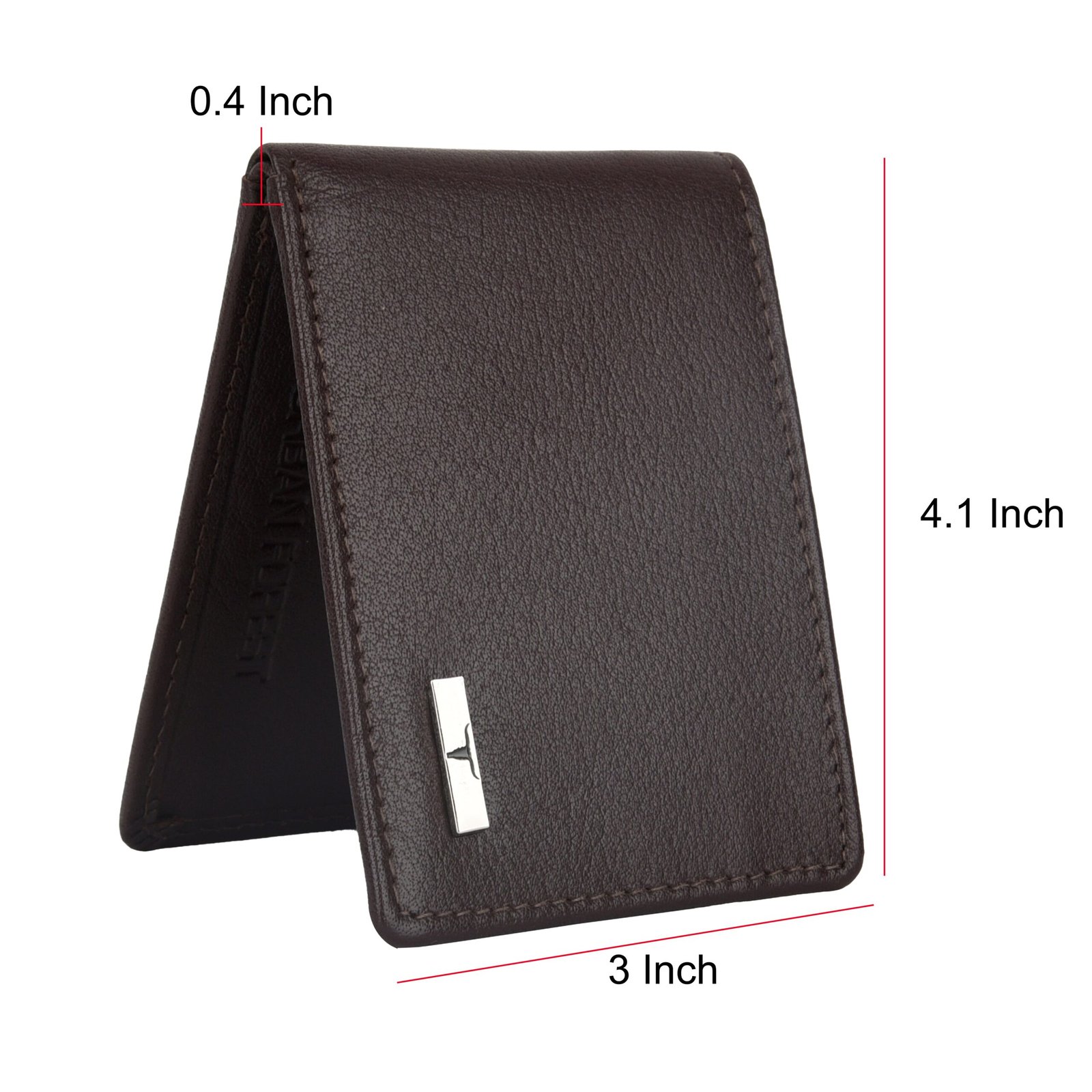 IndiFash Fred Leather Wallet for Men - Aniline Brown 5