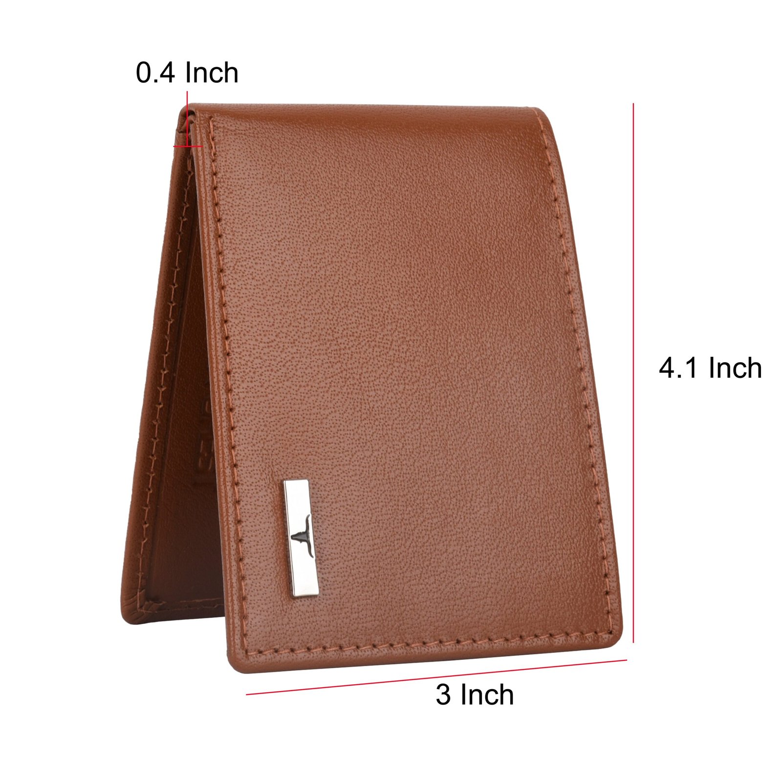 IndiFash Fred Leather Wallet for Men  -Aniline Cognac 5