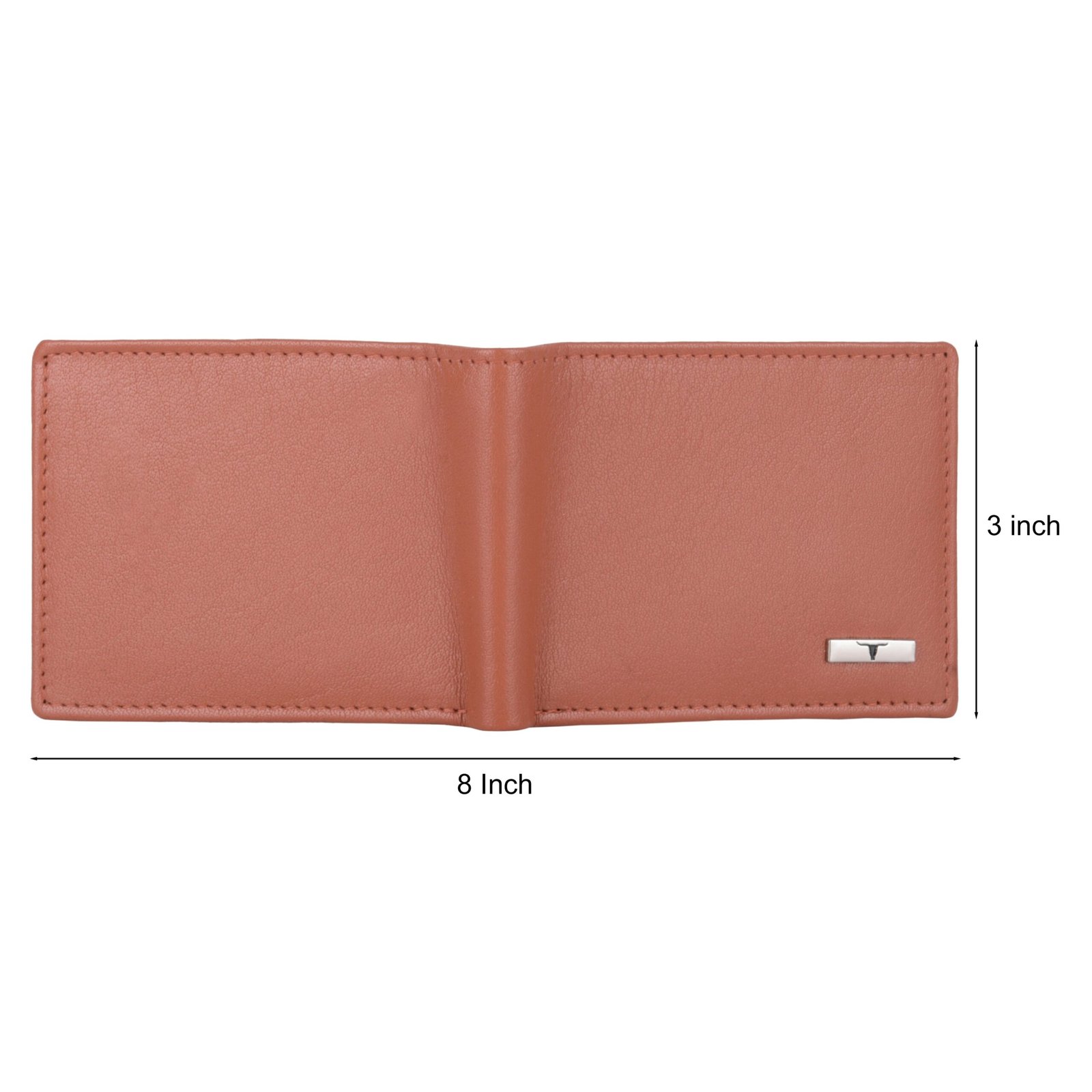 IndiFash Fred Leather Wallet for Men - Aniline Rust 4