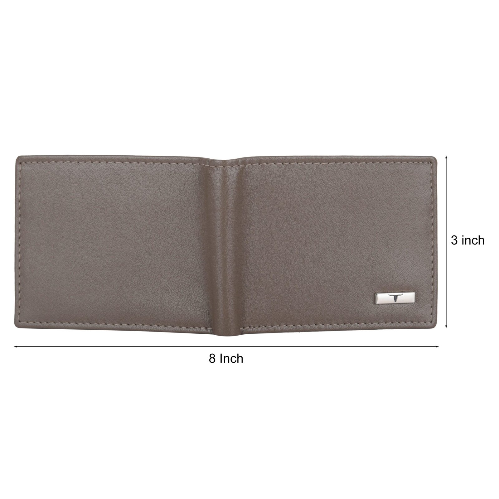 IndiFash Fred Leather Wallet for Men - Aniline Taupe 4