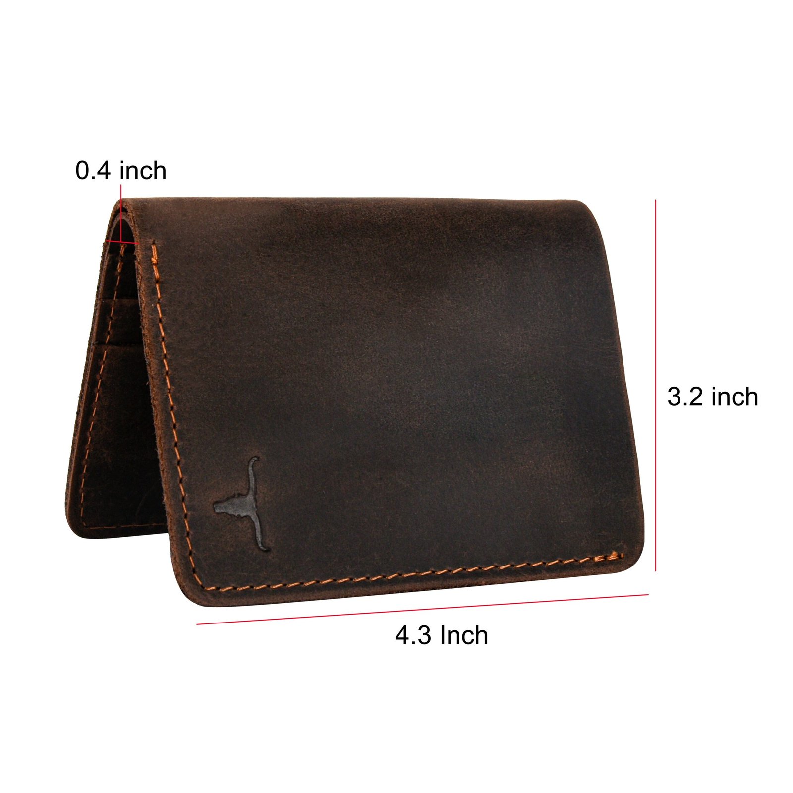 IndiFash Joe Leather Wallet for Men - Vintage Brown 5