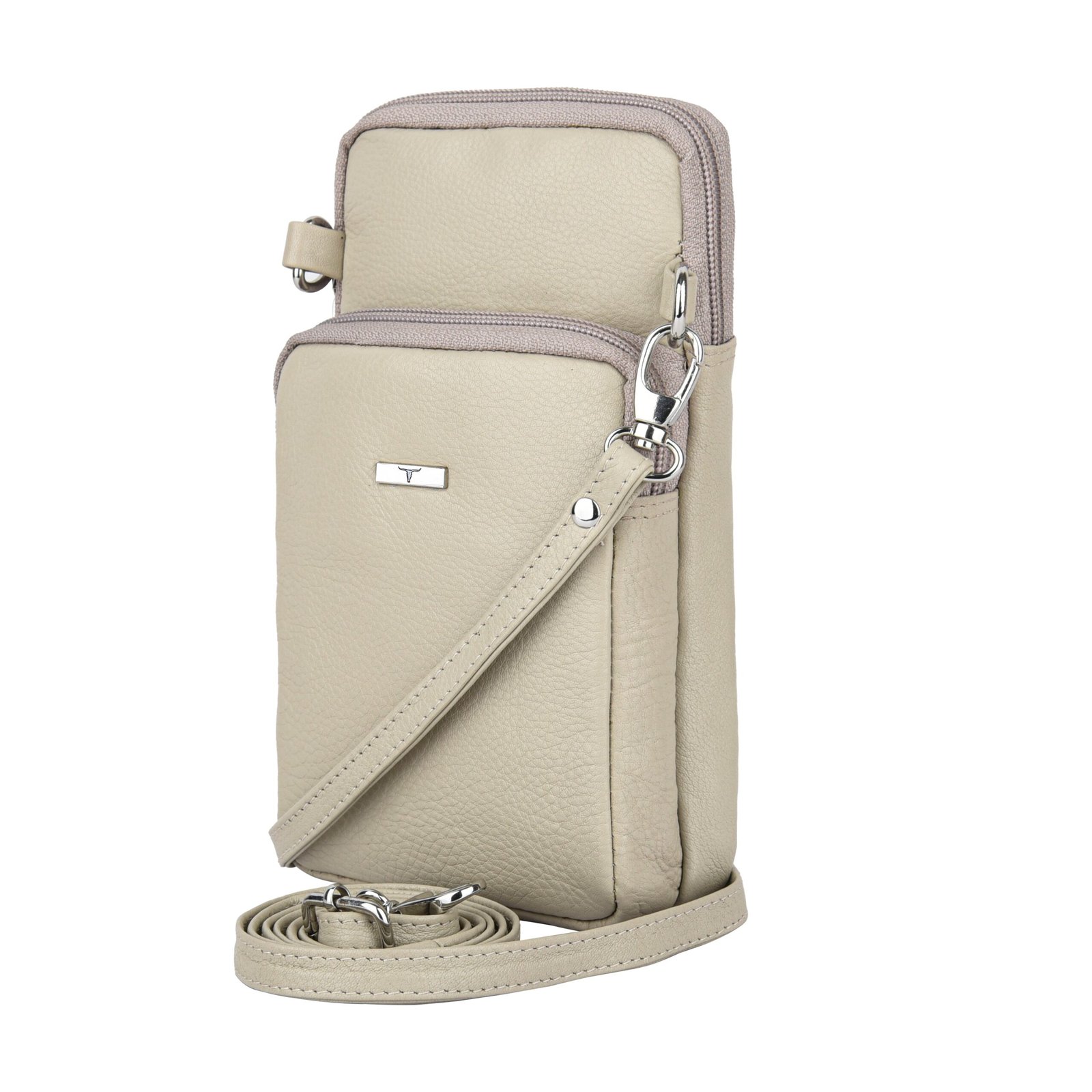 IndiFash Reese Leather Sling Wallet for Women - Sand 2