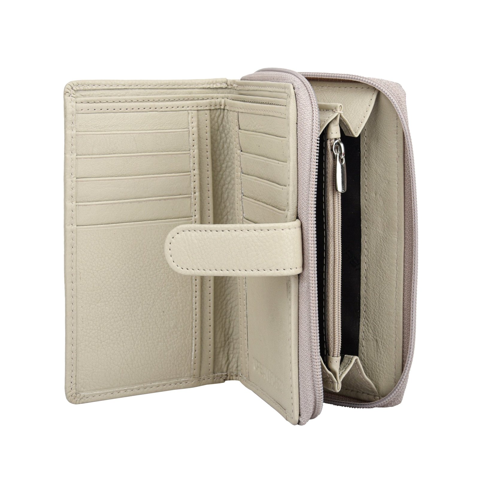IndiFash Stella Leather Wallet for Women - Sand 3