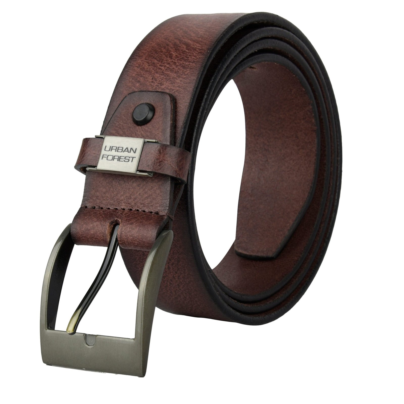 IndiFash Axel Casual Leather Belt for Men - Burnish Brown