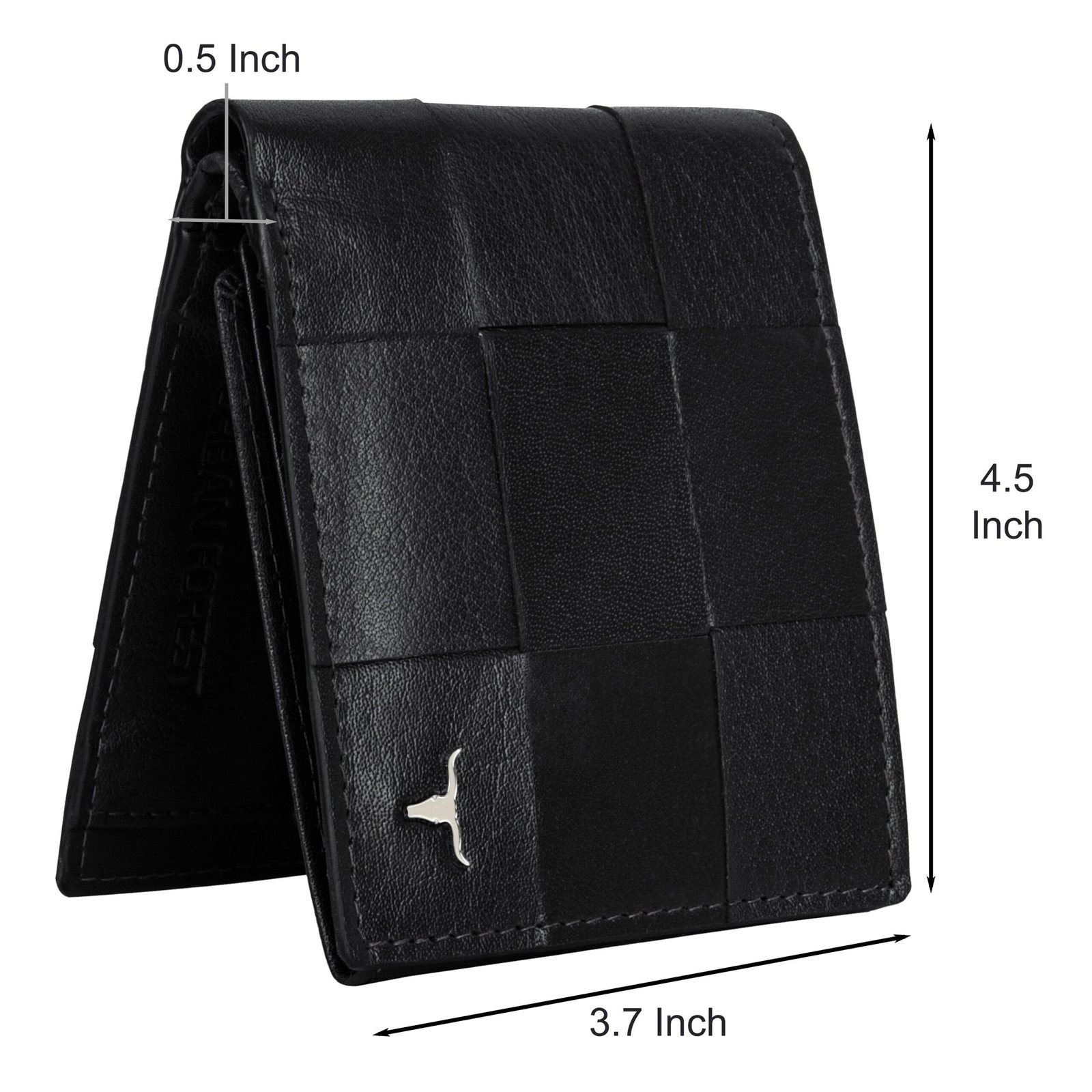 IndiFash Miles Leather Wallet for Men - Black 5