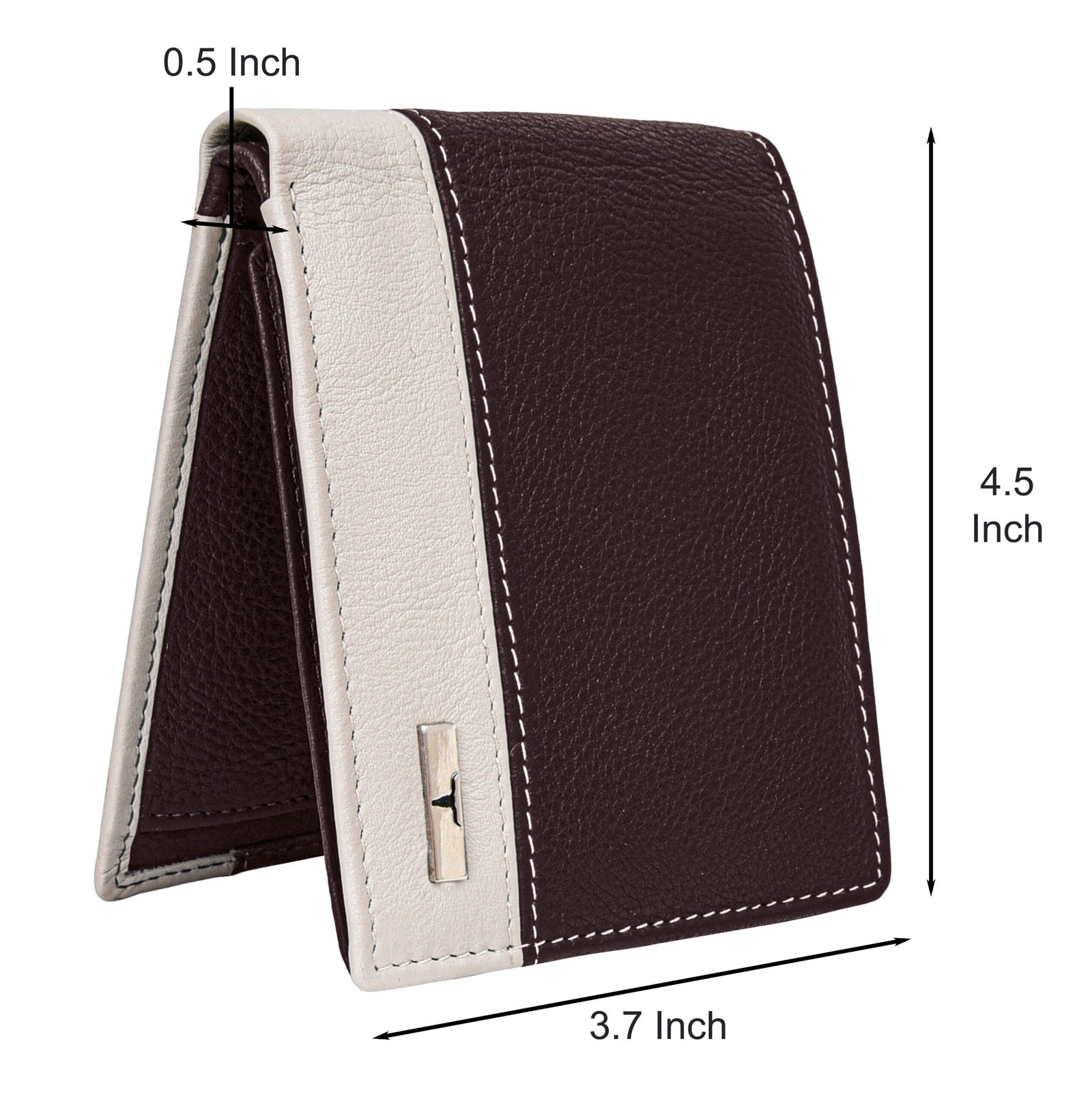 IndiFash Smith Leather Wallet & Reversible Leather Belt Combo Gift Set for Men - Brown/Sand 5