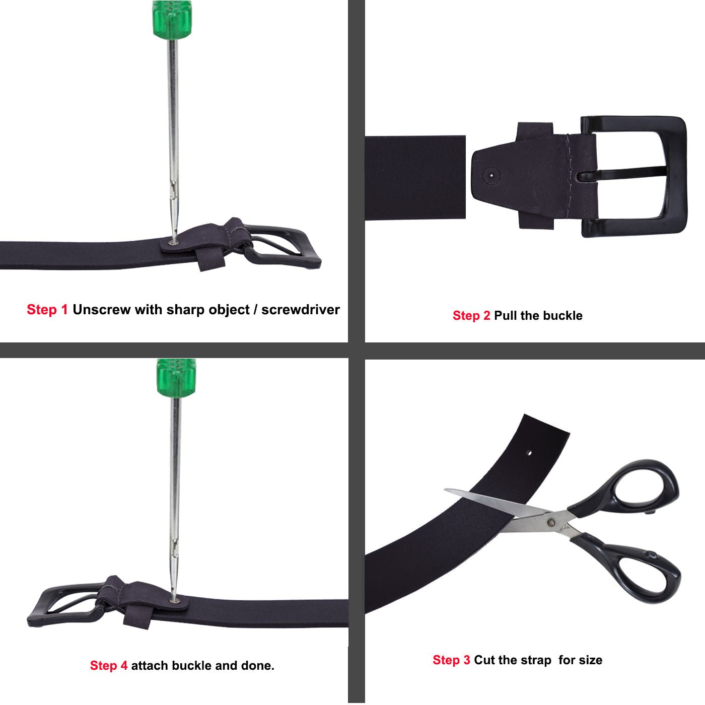 IndiFash Eden Casual Leather Belt for Men - Brown 5