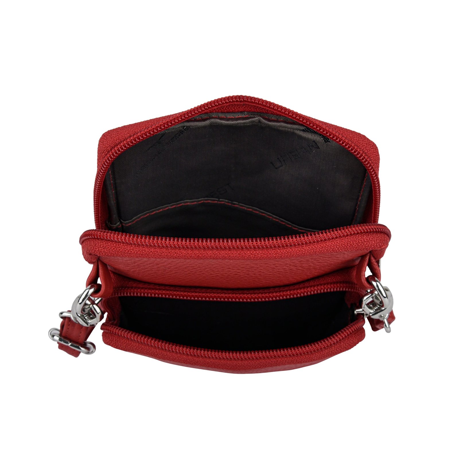 IndiFash Reese Leather Sling Wallet for Women - Red 3