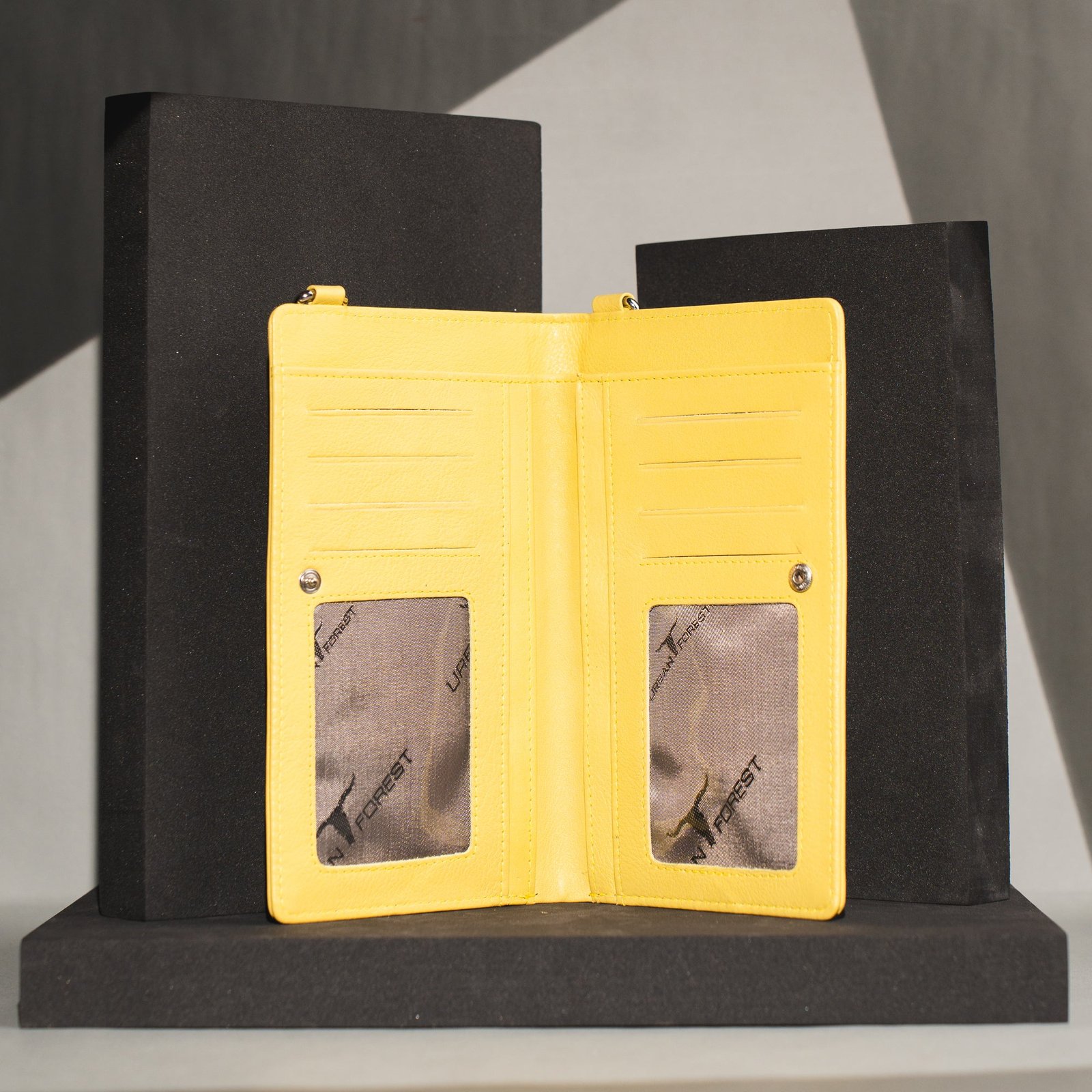 IndiFash Ruby Leather Sling Wallet for Women - Beige 2