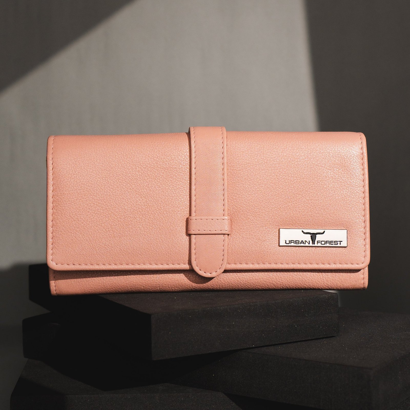 IndiFash Danny Leather Wallet for Women - Rose Pink