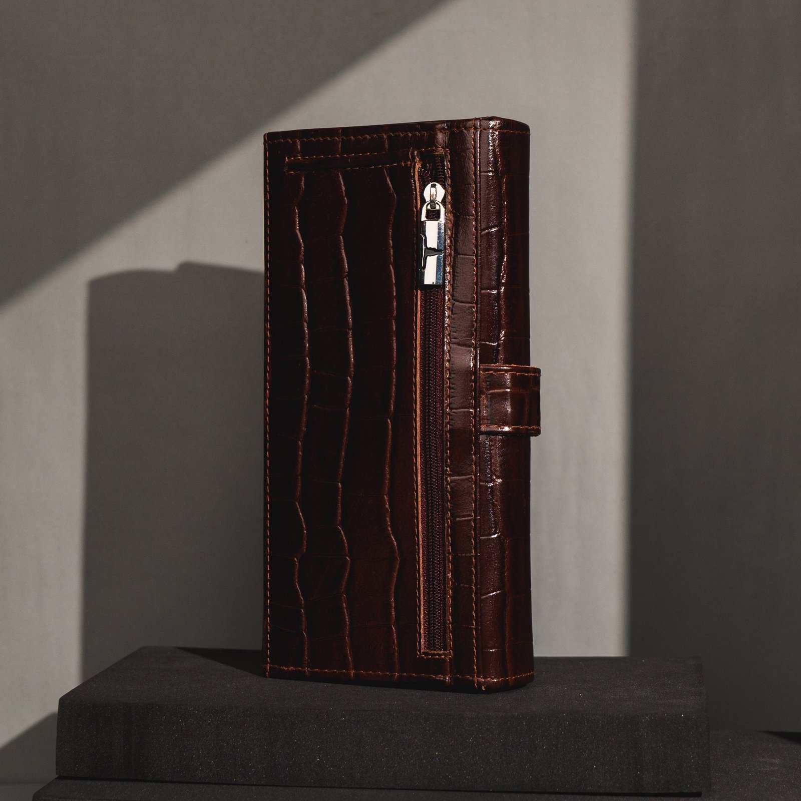 IndiFash Danny Leather Wallet for Women - Blue/Mint Green 4