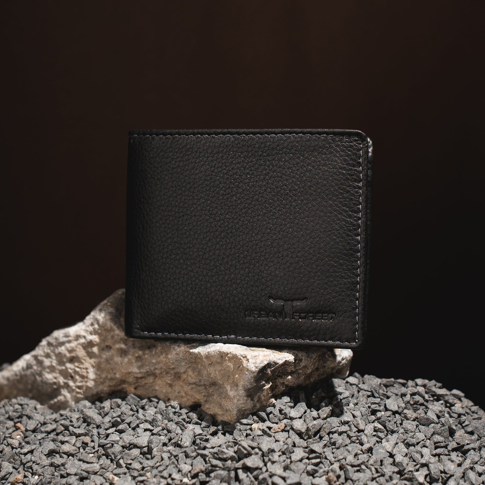 IndiFash Stan Leather Wallet for Men - Black