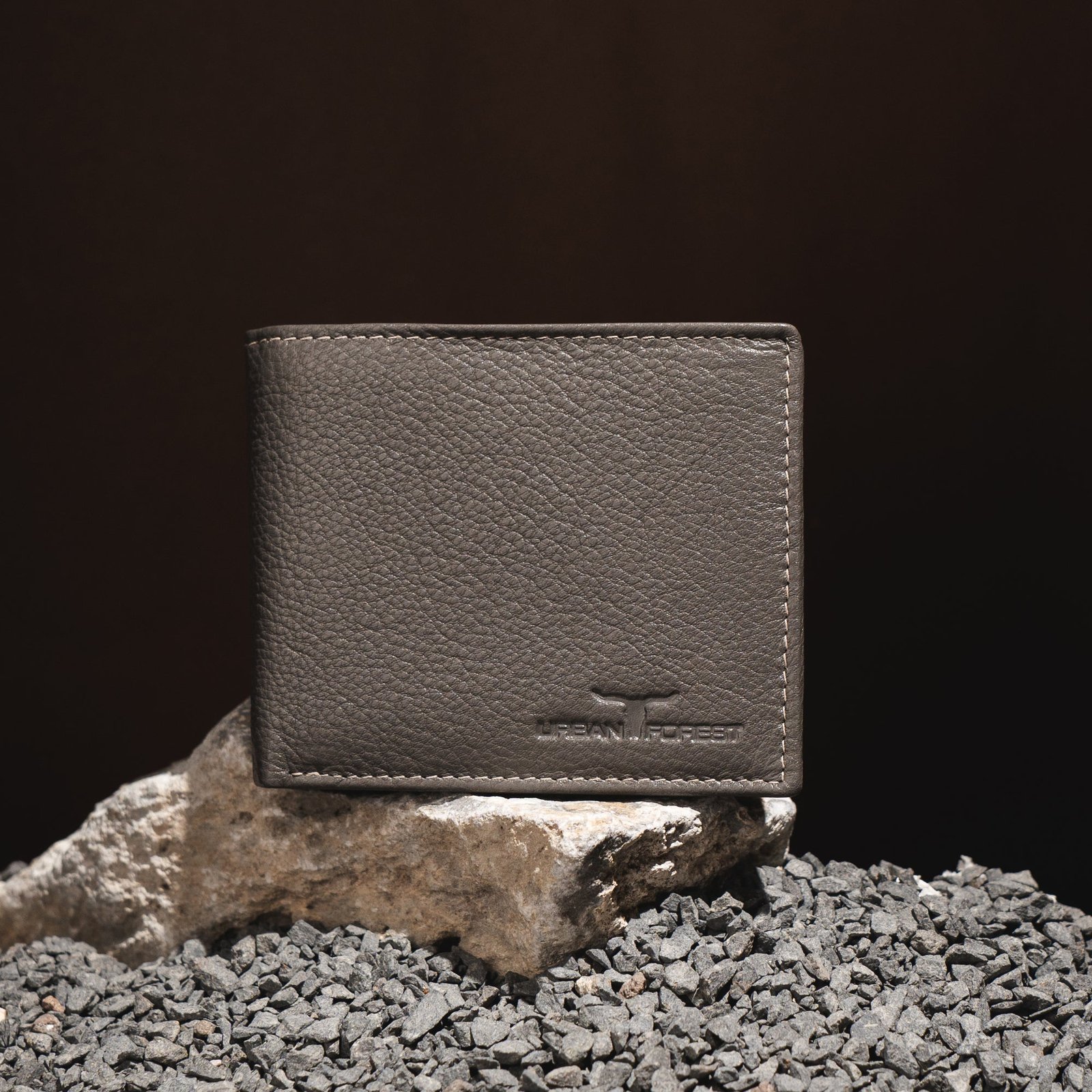 IndiFash Stan Leather Wallet for Men - Grey