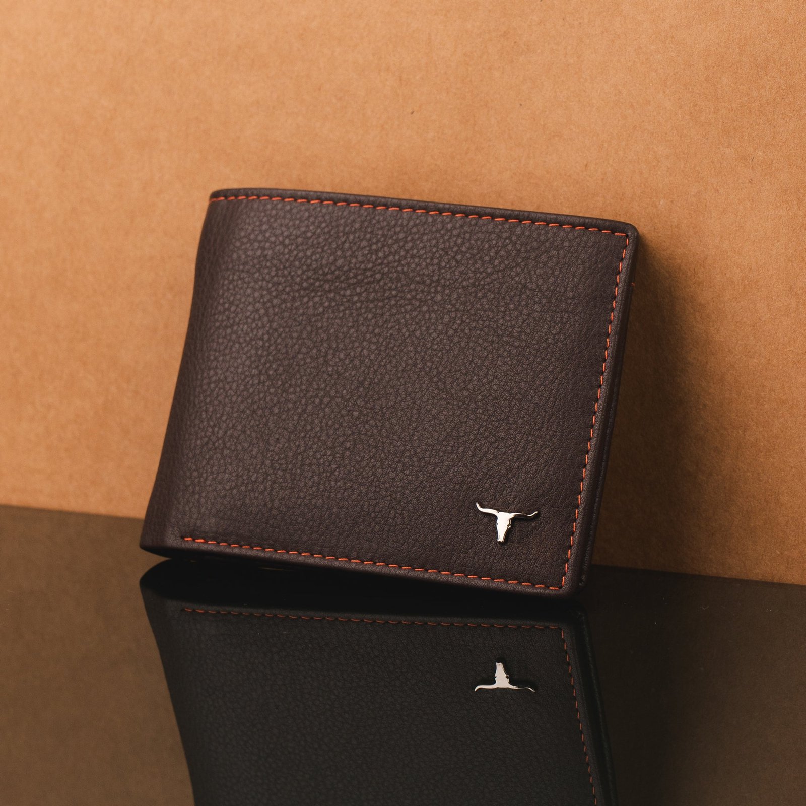 IndiFash Charlie Leather Wallet for Men - Dark Brown