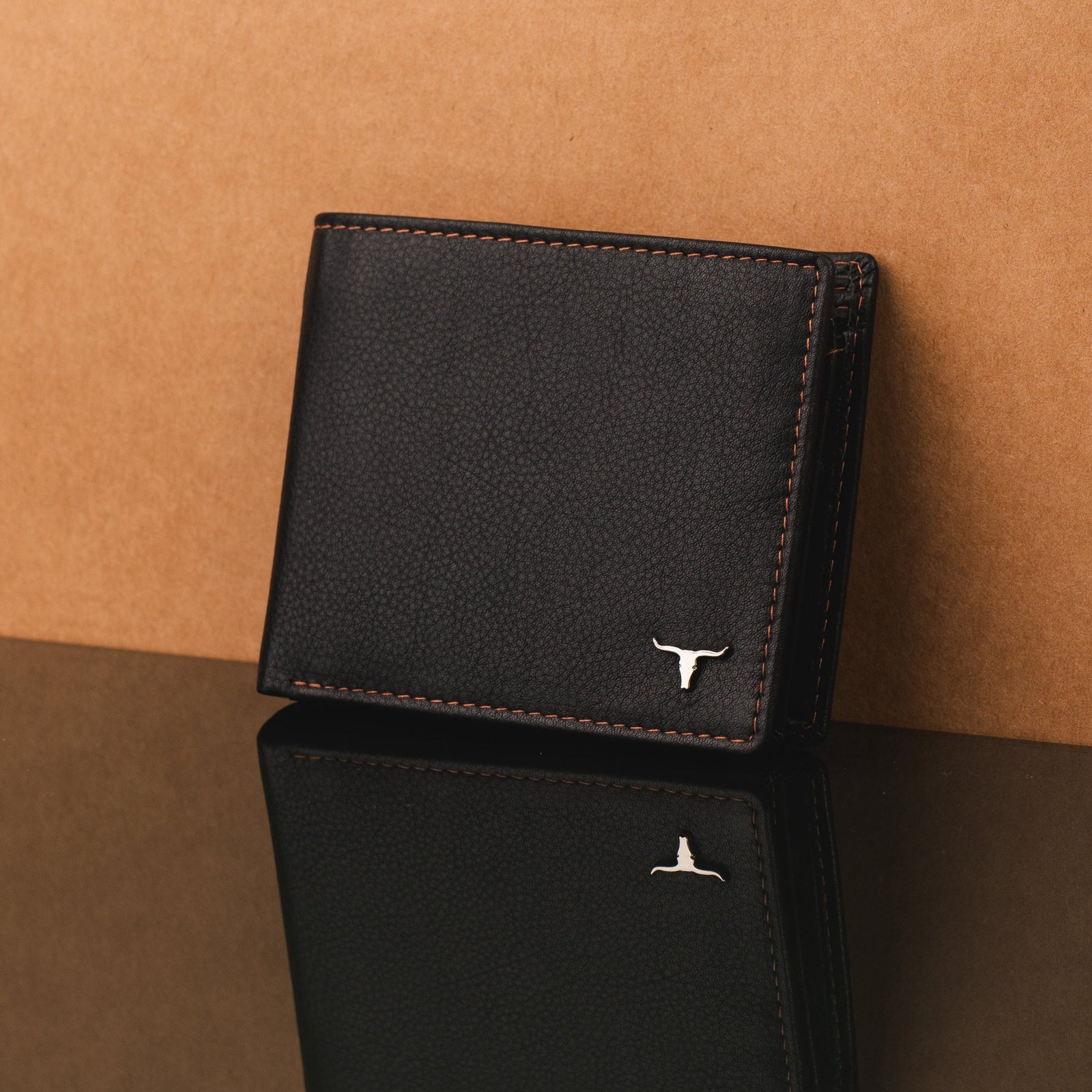 IndiFash Charlie Leather Wallet for Men - Black