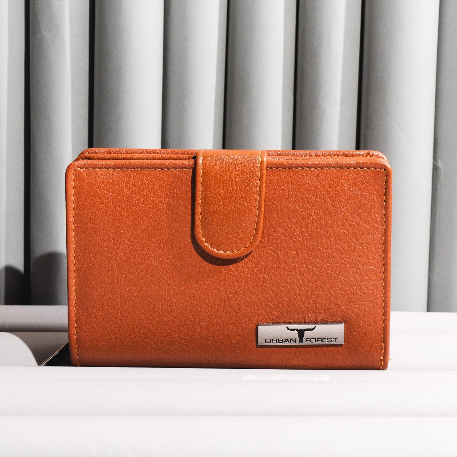 IndiFash Tina Leather Wallet for Women - Cognac