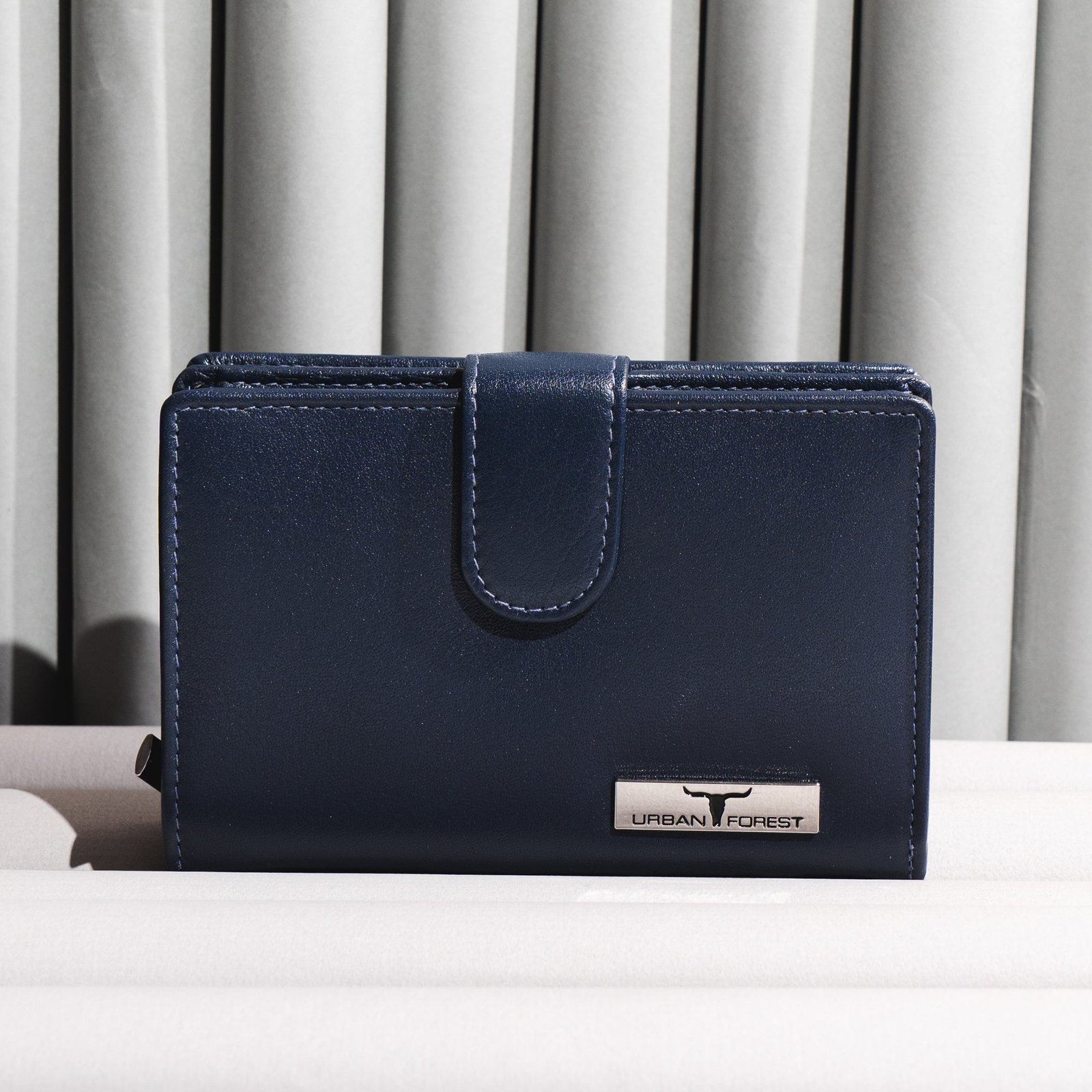 IndiFash Tina Leather Wallet for Women - Blueberry