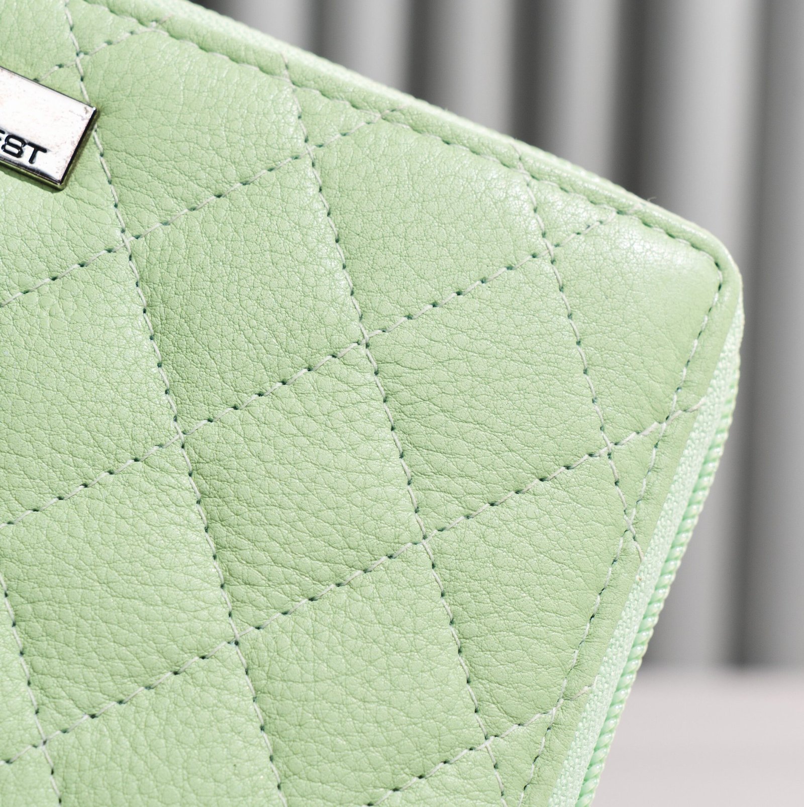 IndiFash Grace Quilted Leather Wallet/Clutch for Women - Beige 3